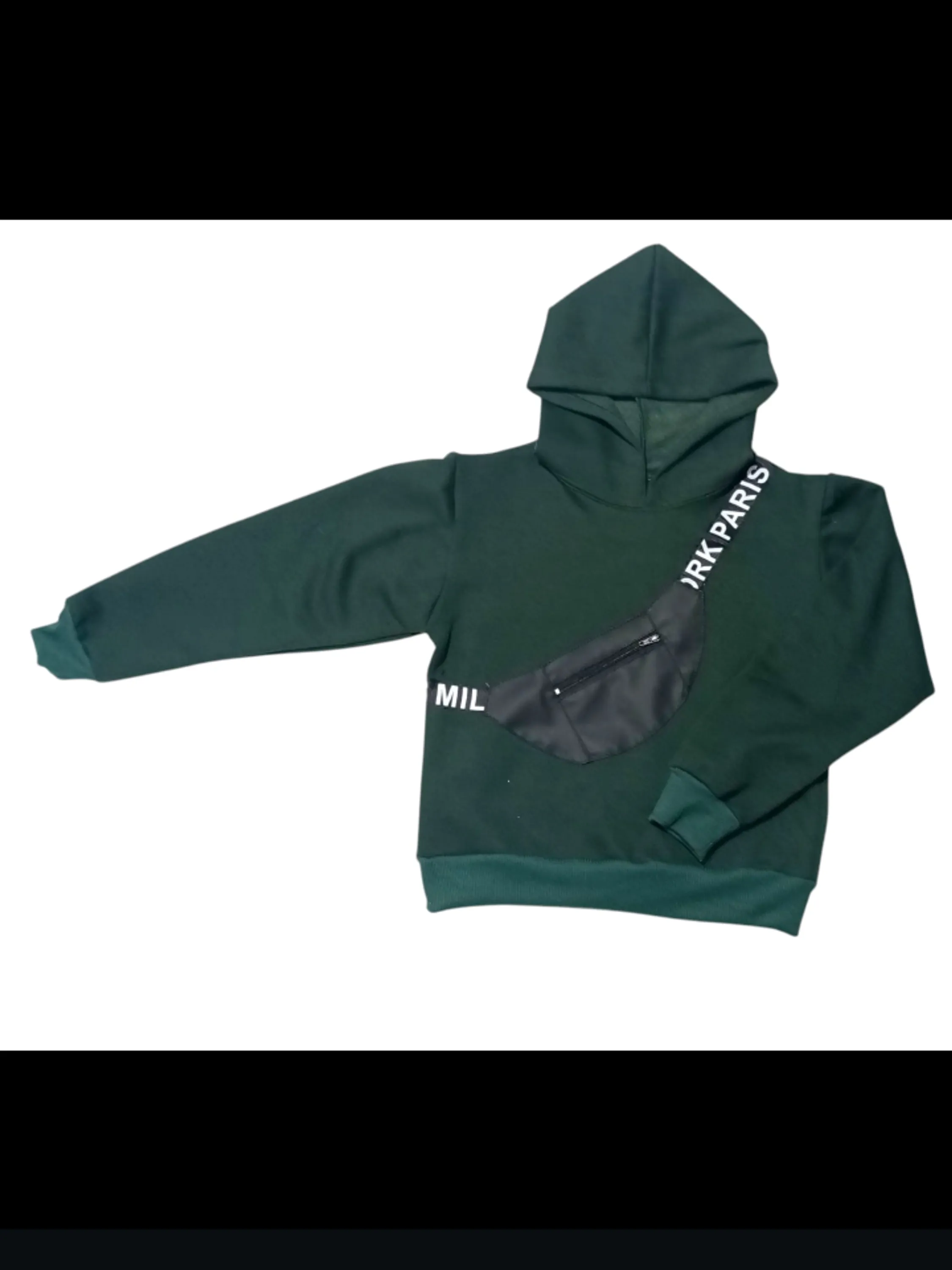 Blusa moletom com capuz desenhada