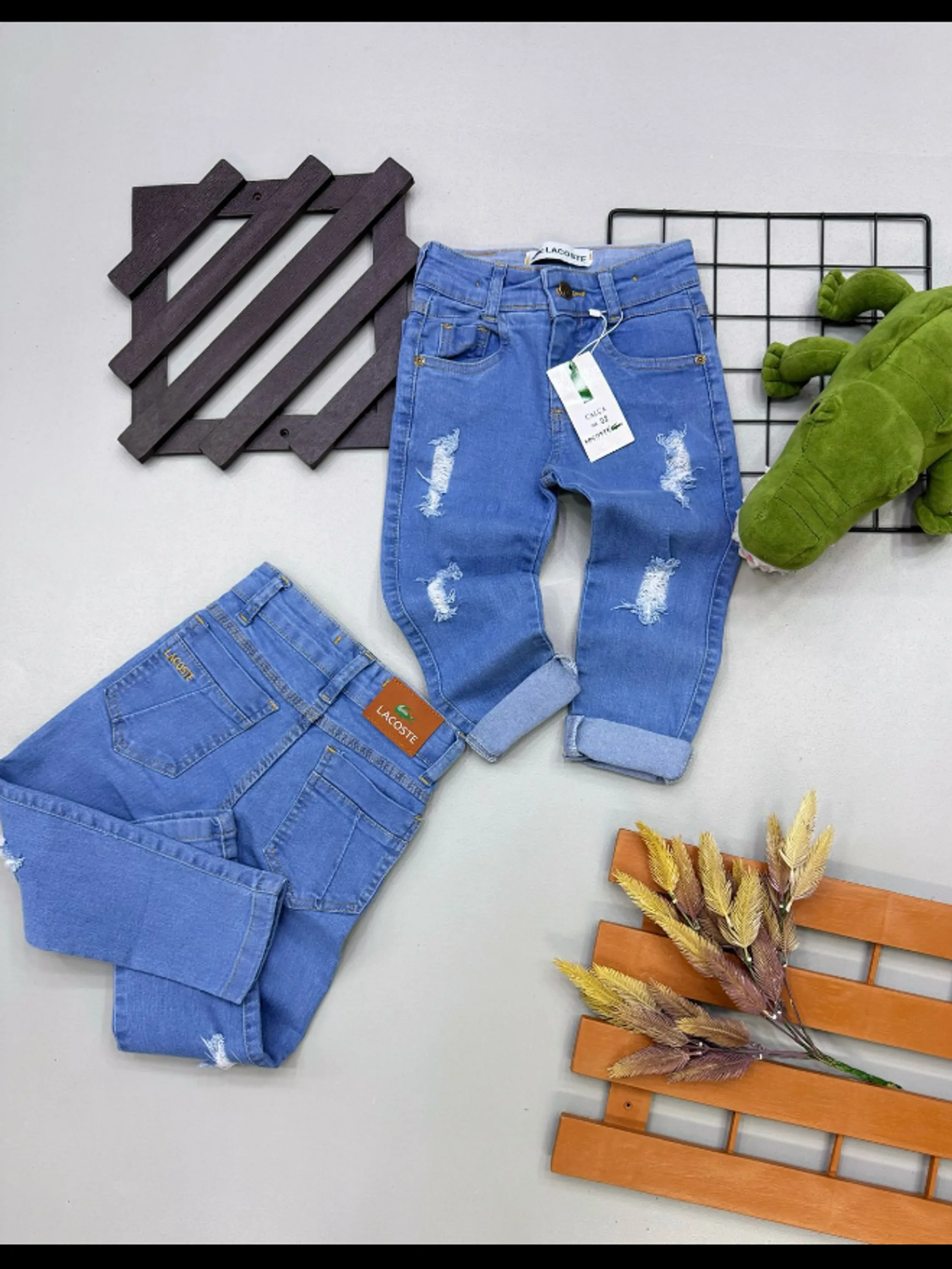 Calça masculina infantil e juvenil 1 linha