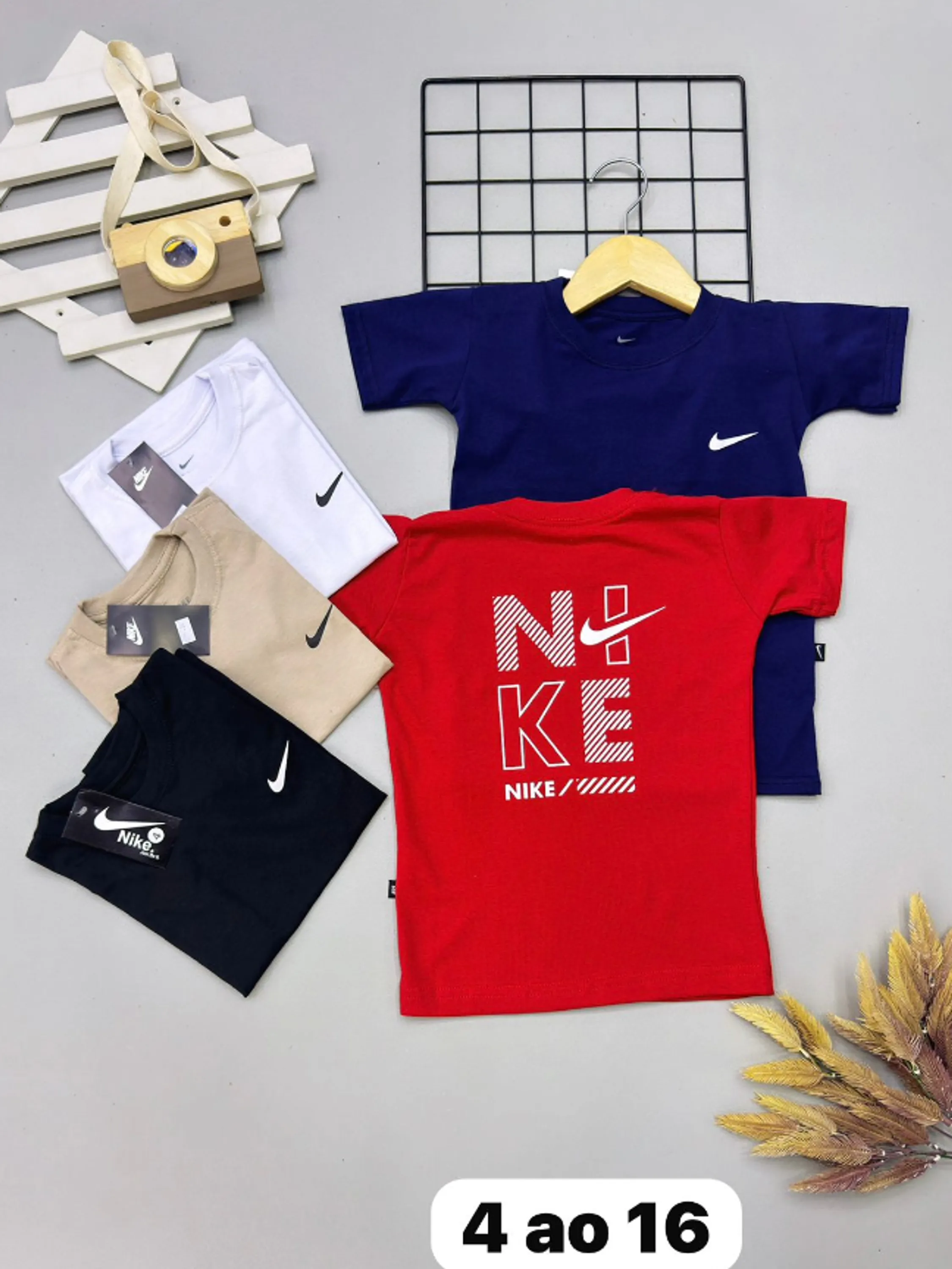 Camiseta masculina infantil e juvenil 1 linha