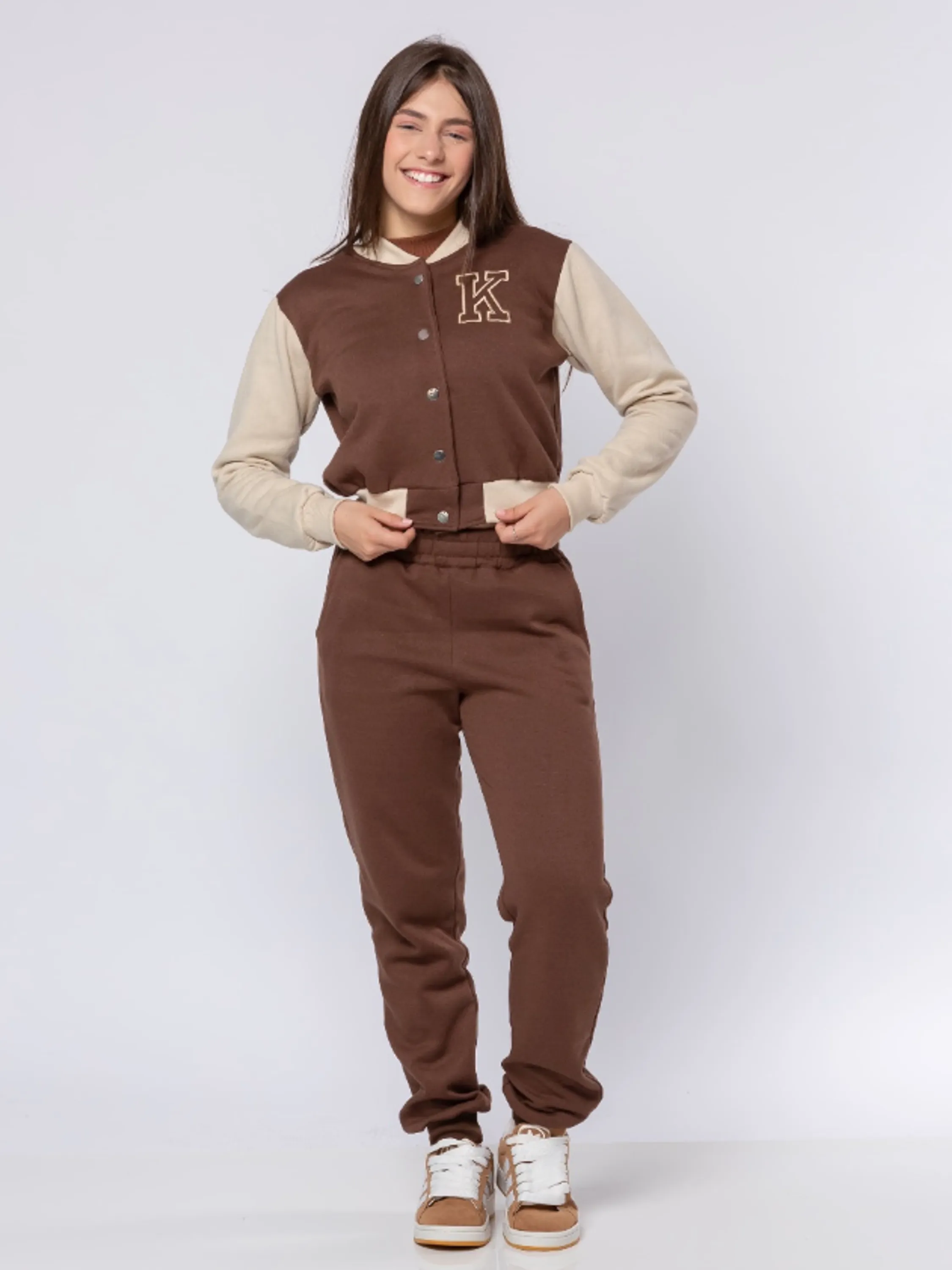 Conjunto moletom flanelado juvenil(K)