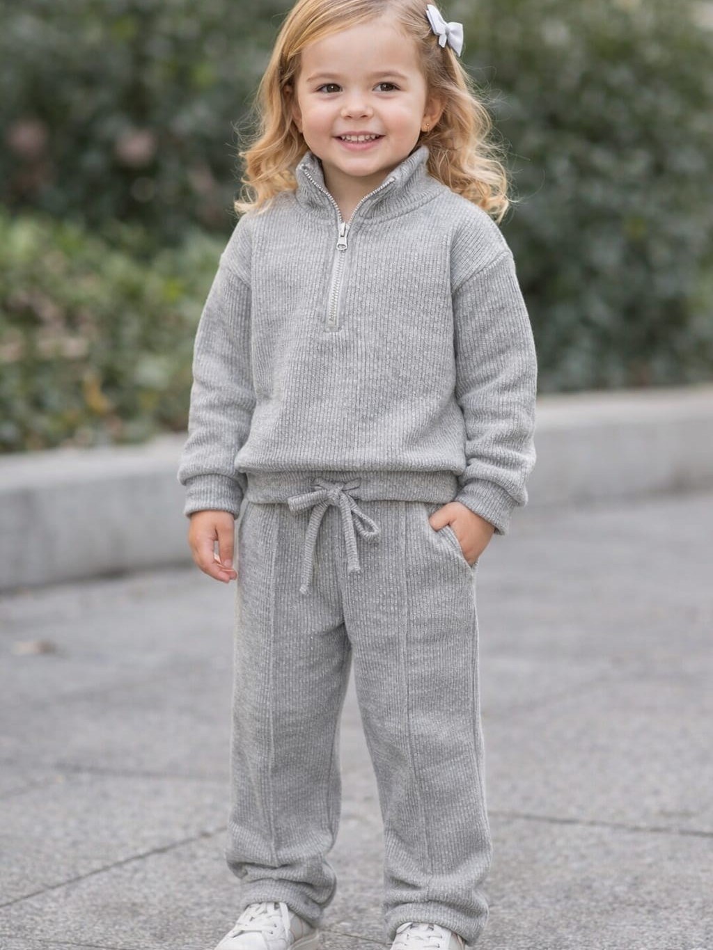 Conjunto infantil calça e blusa (azul)