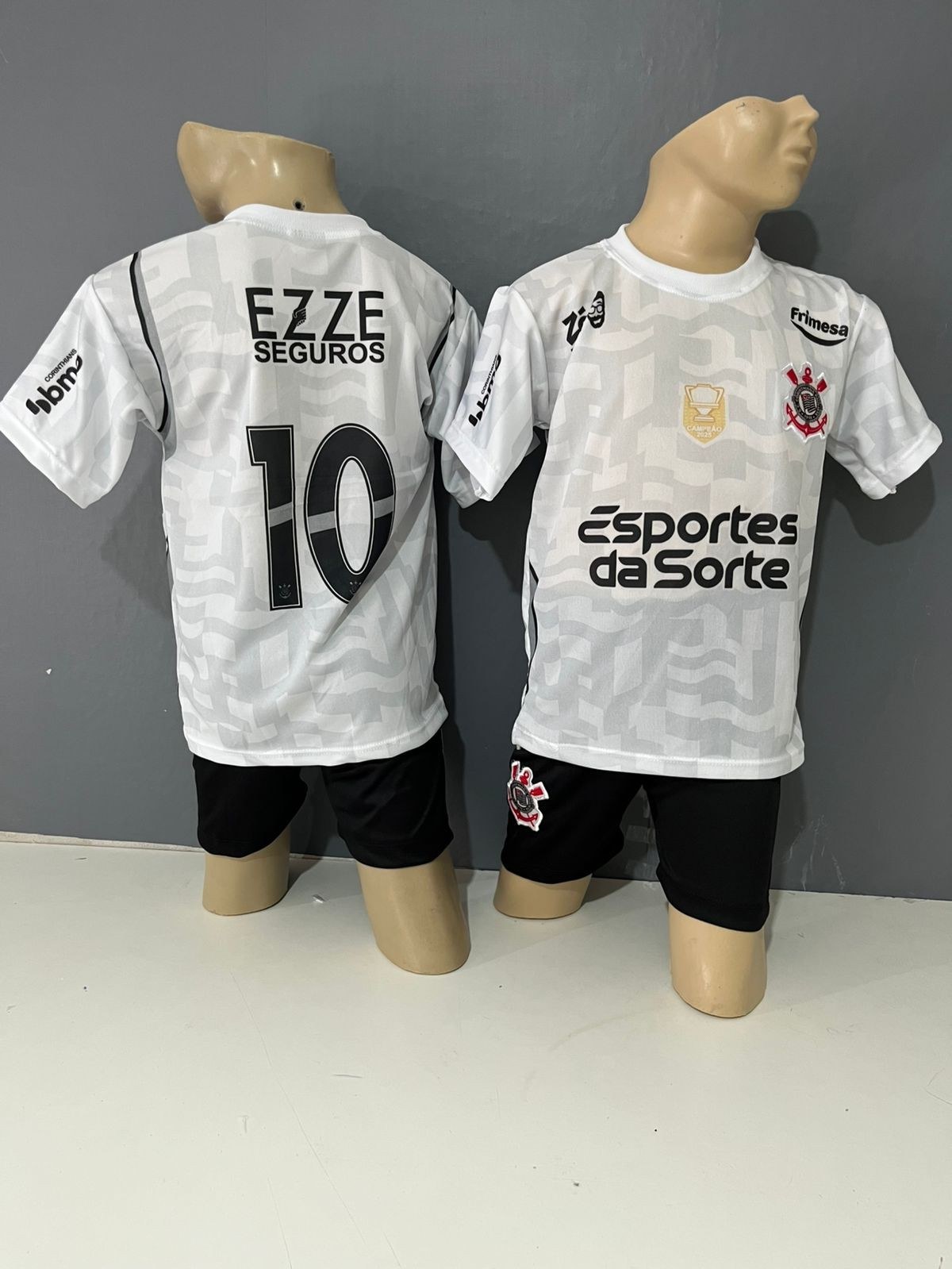 Conjunto infantil shorts e camisa