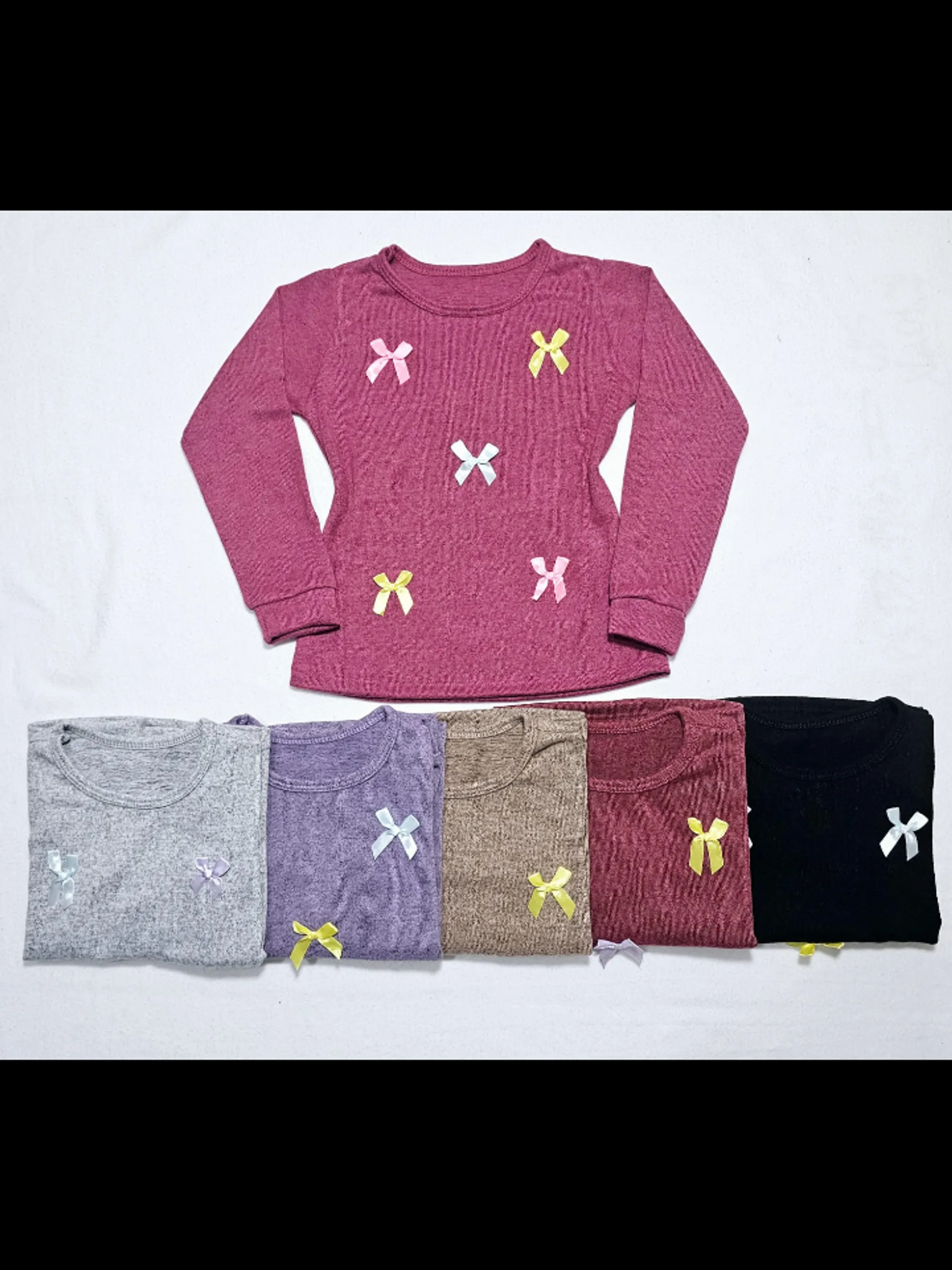 Blusinha infantil lacinho (Agt)