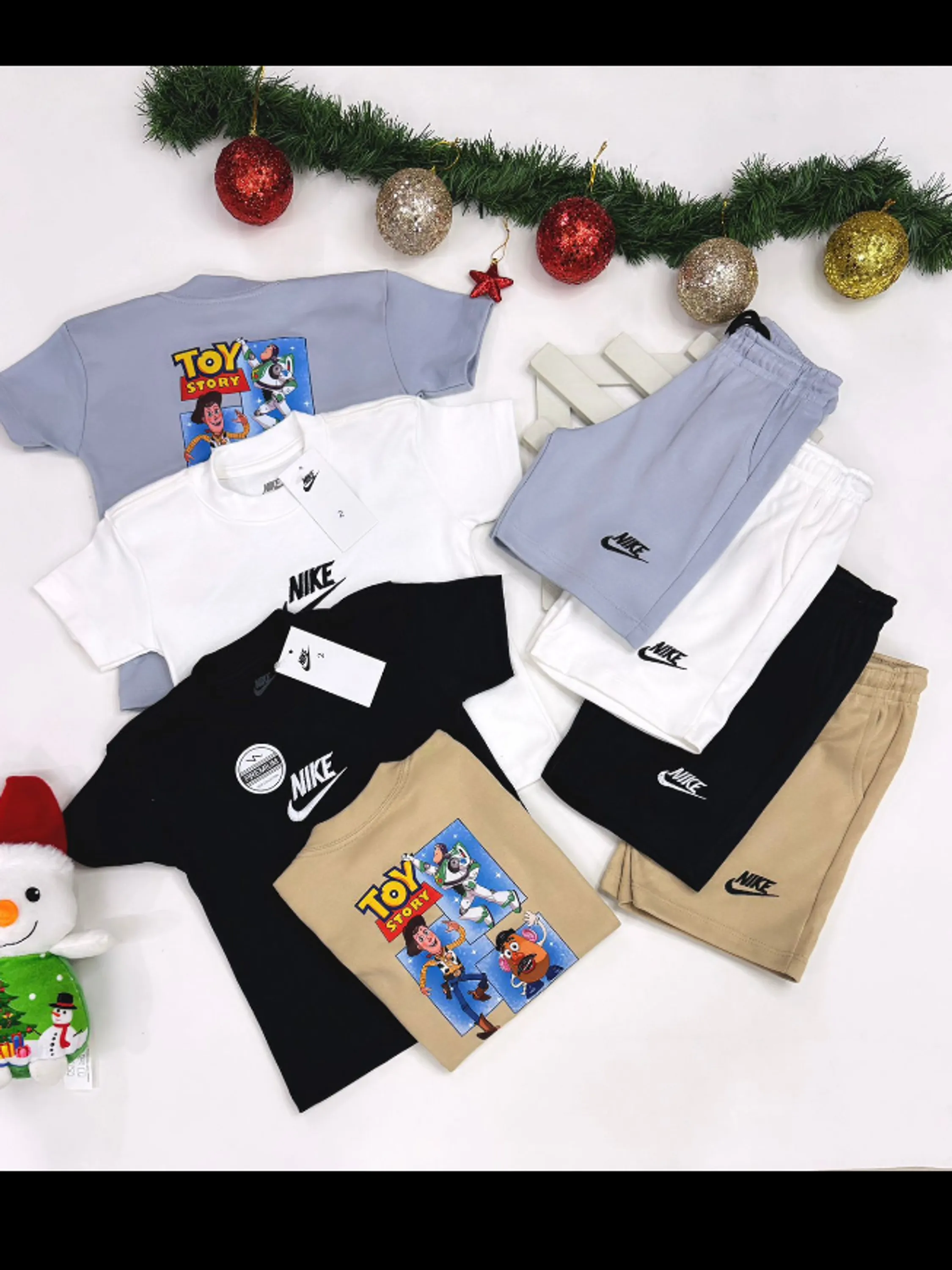 Conjunto masculino infantil com desenho nas costas