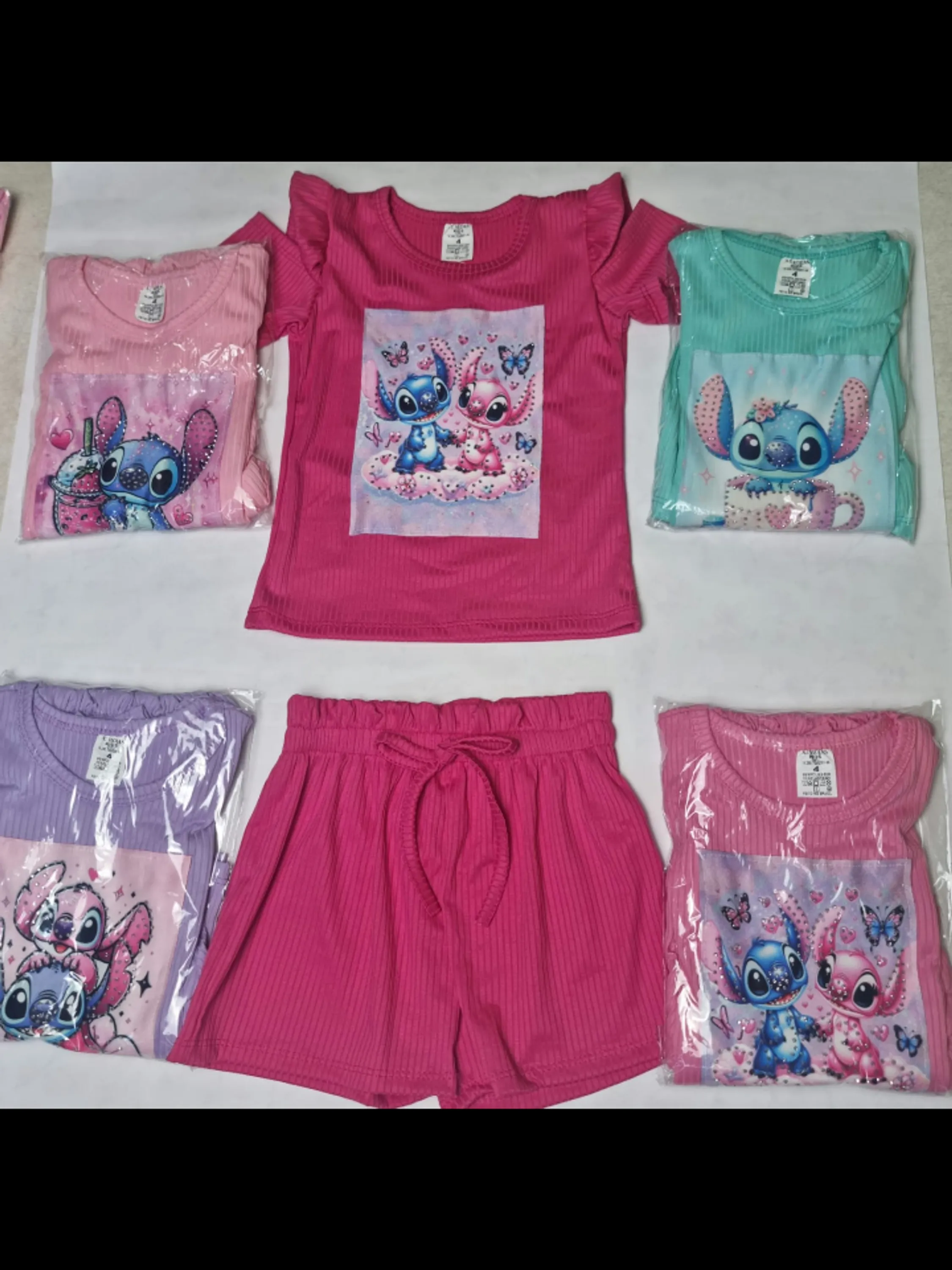 Conjunto infantil tecido Viscolycra