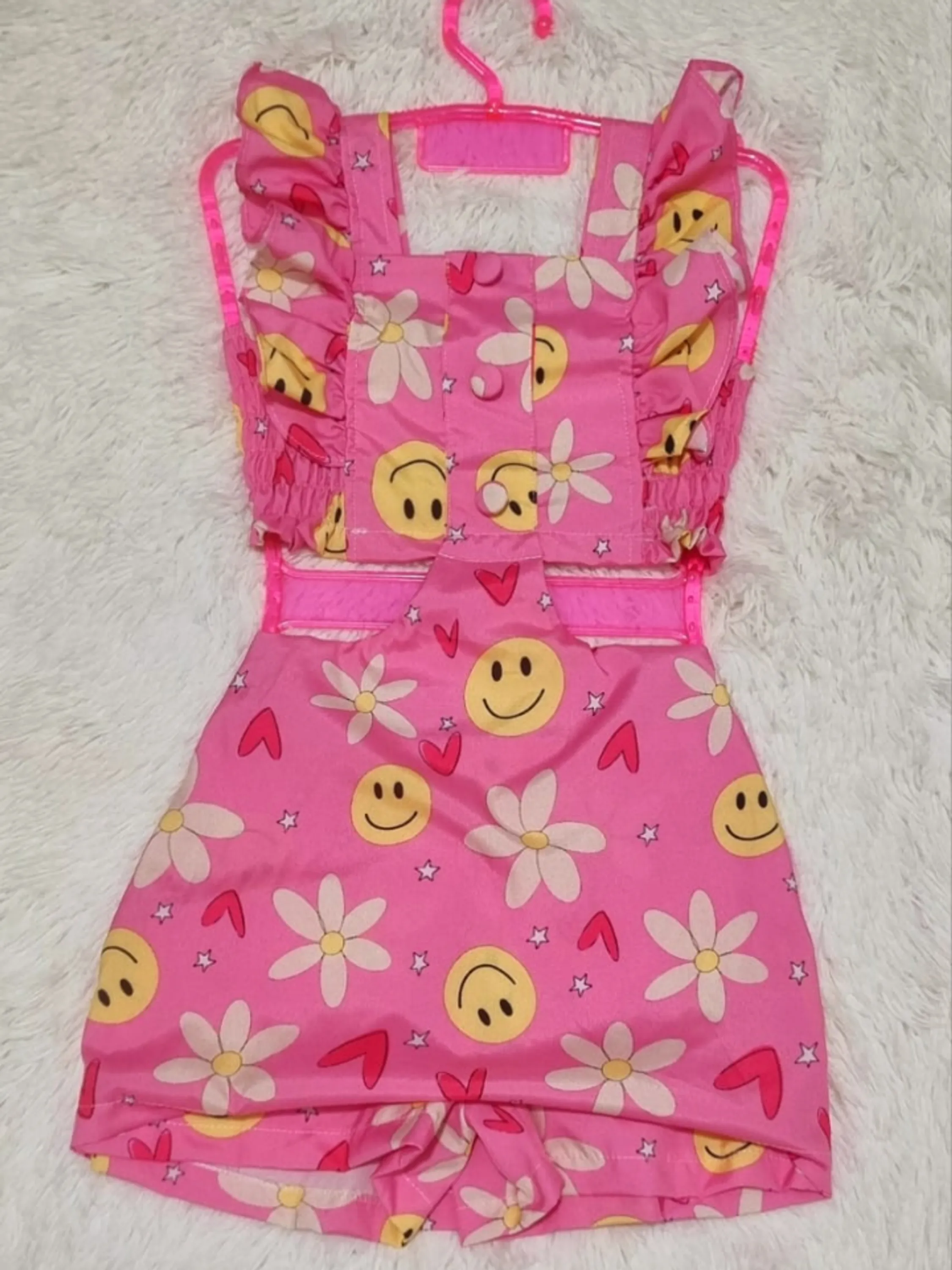 Vestido infantil estampas sortidas