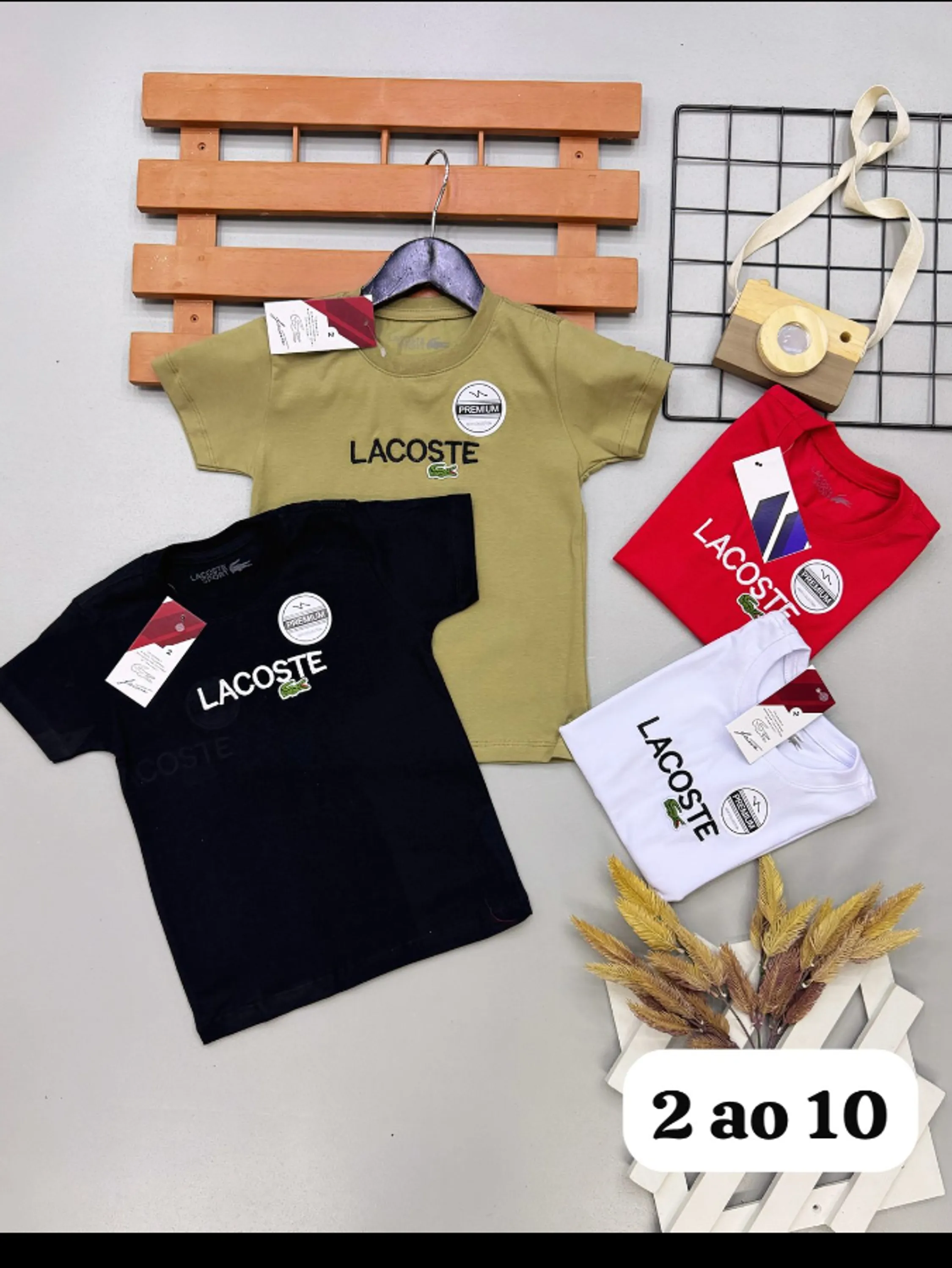 Camiseta infantil malha Peruana