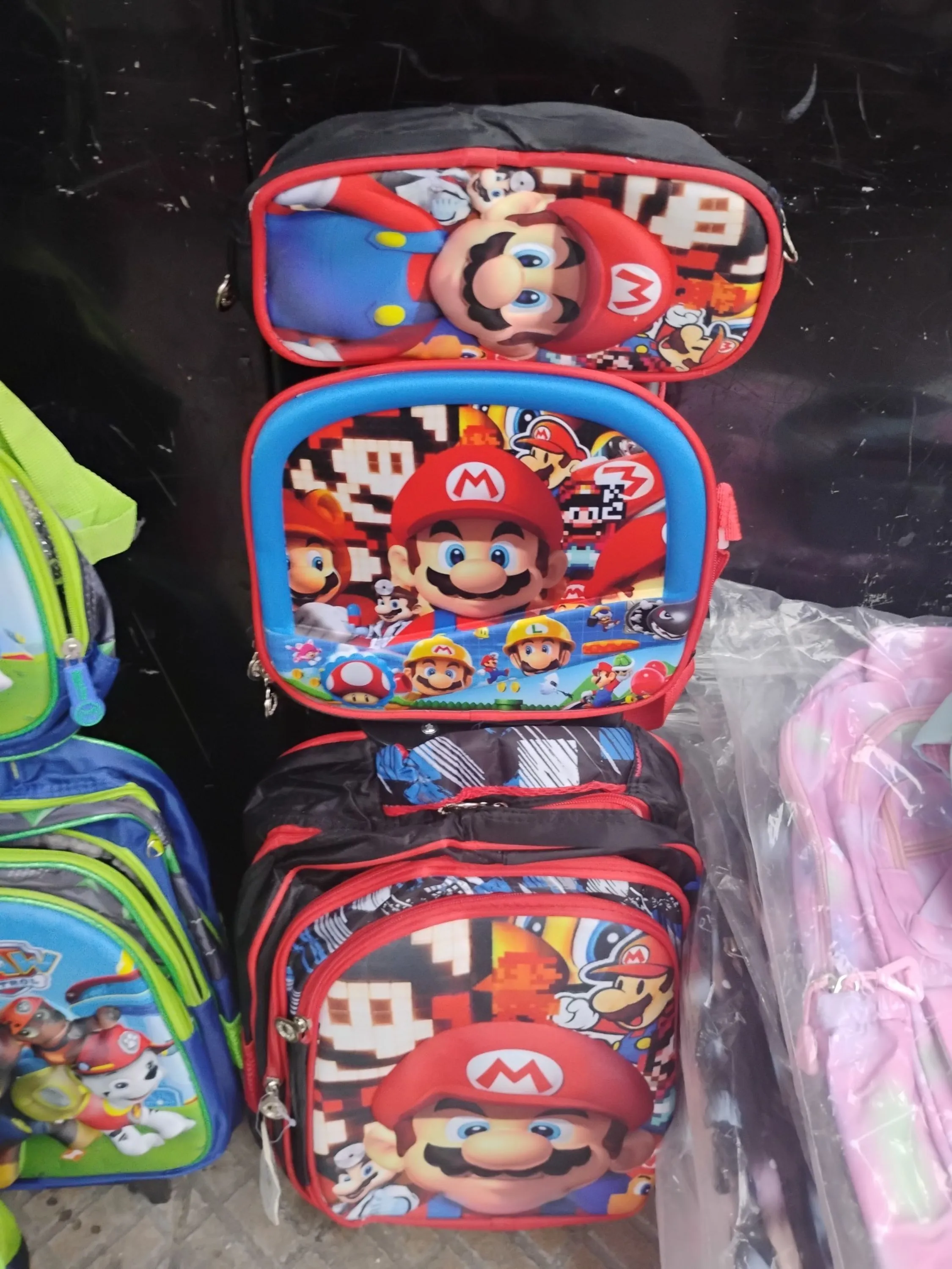 Kit de mochila com rodinha infantil