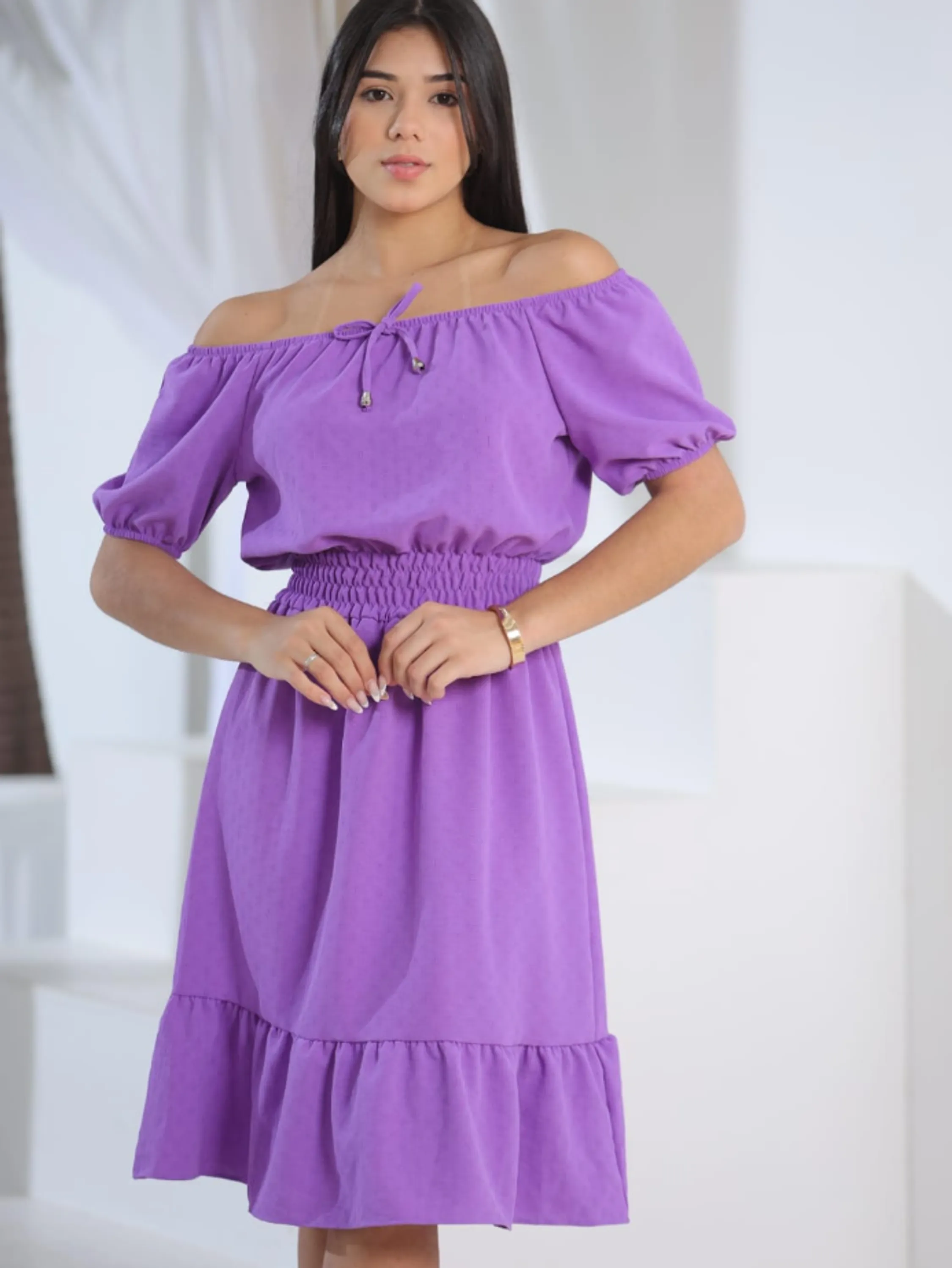 Vestido juvenil feminino ciganinha (R)