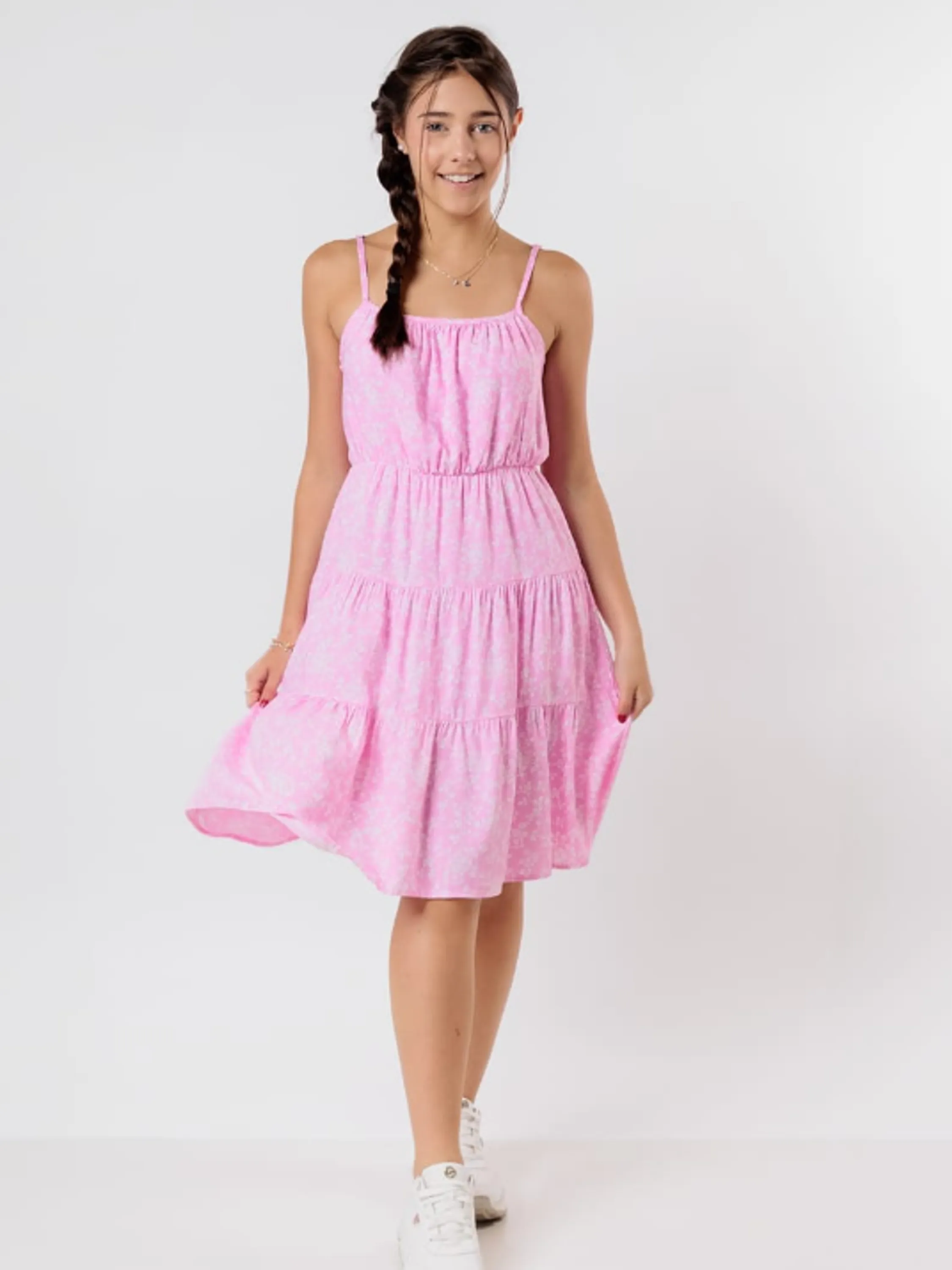 Vestido juvenil estampado (K)