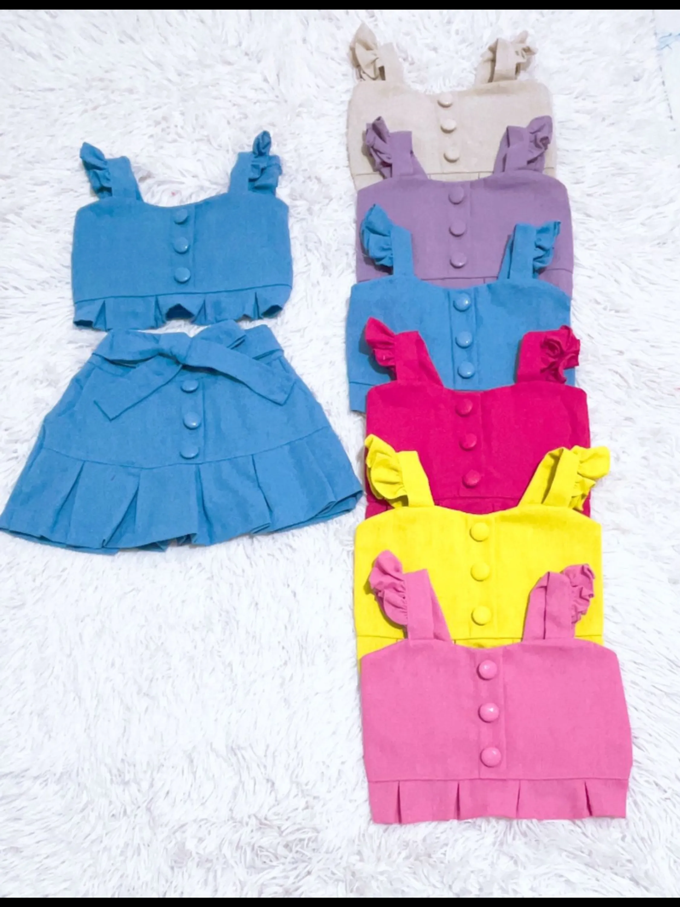 Conjunto infantil tecido linha