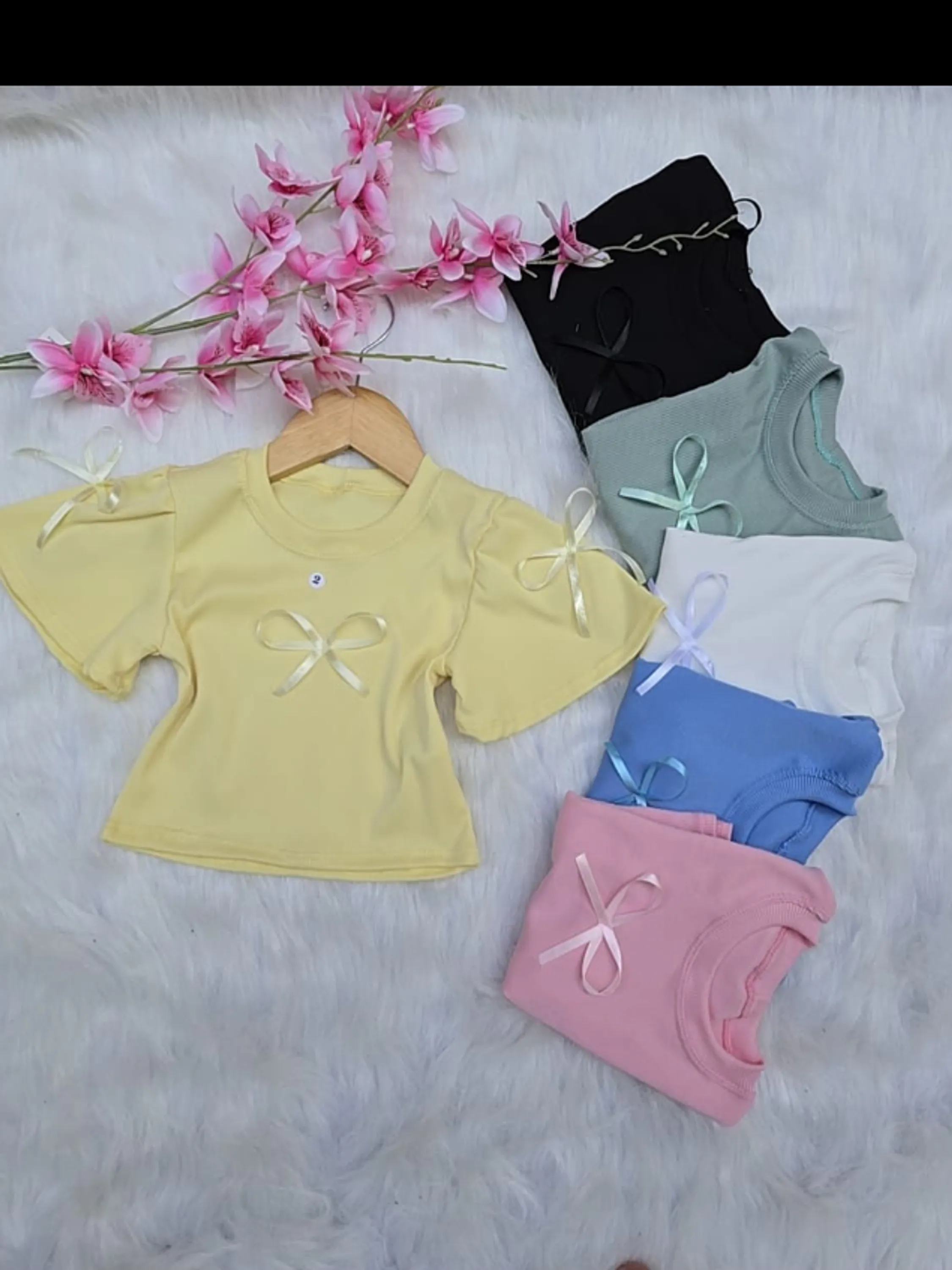Blusinha infantil com laçinho (15)