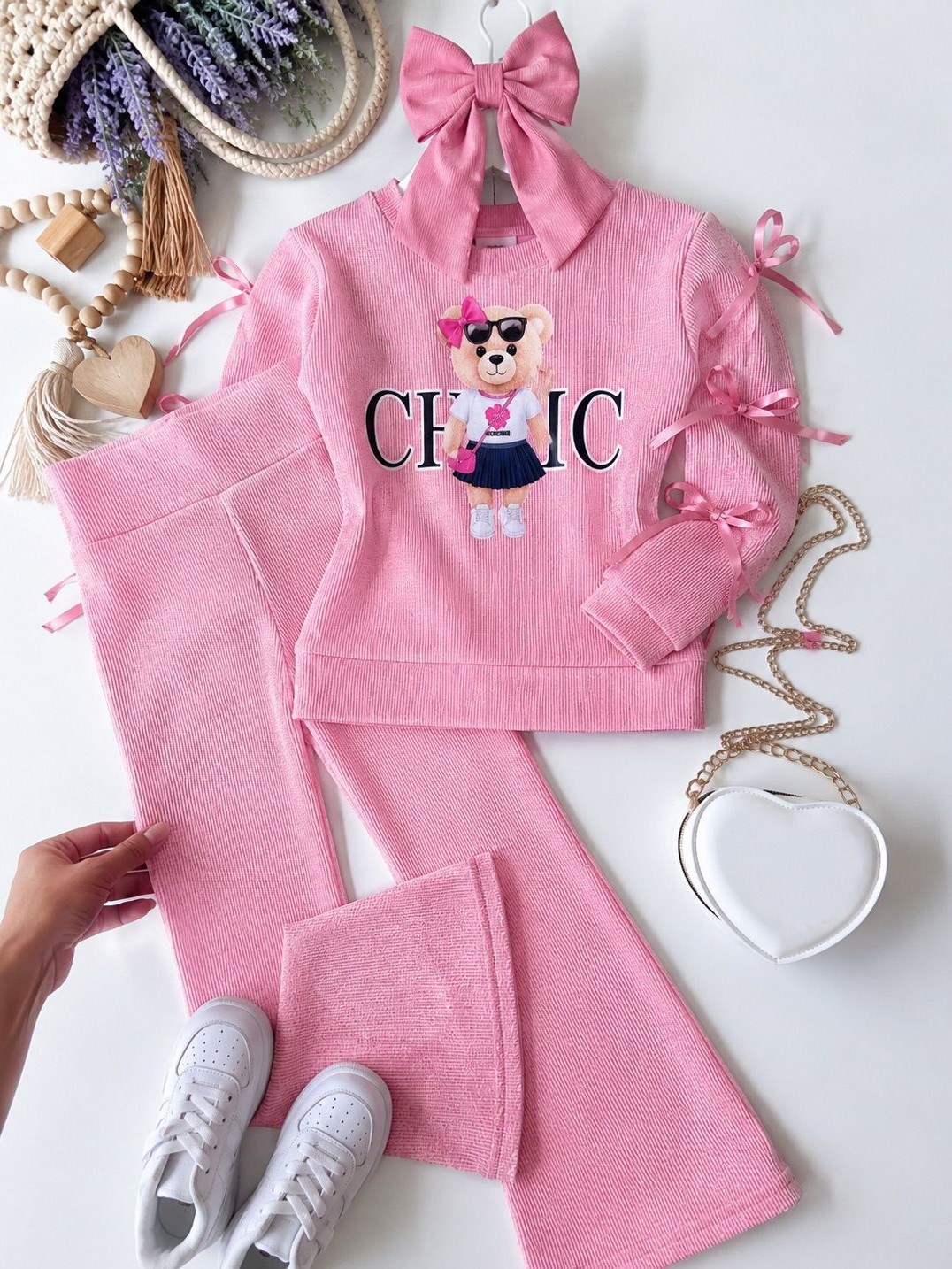 Conjunto infantil calça e blusa