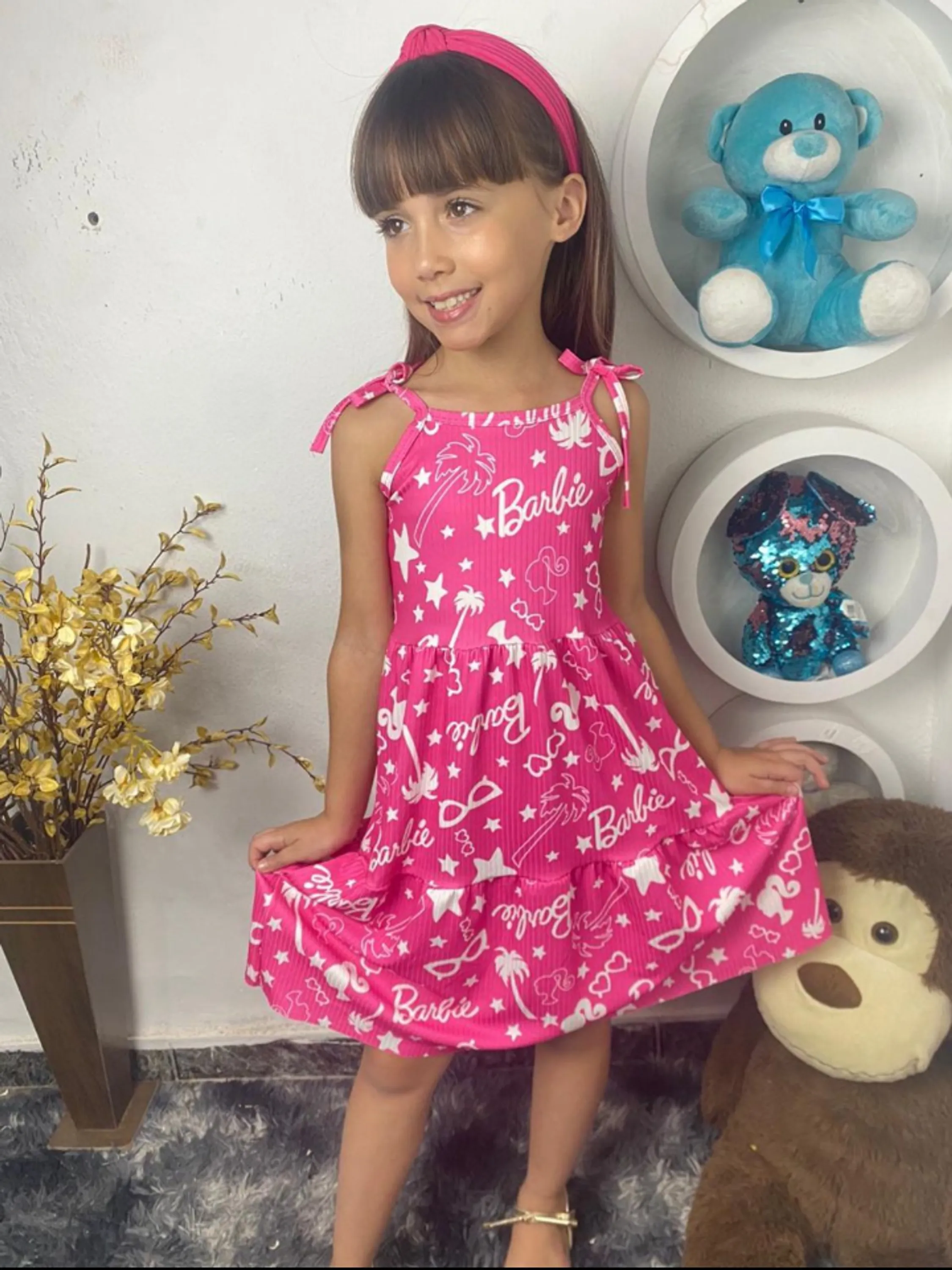 Vestido infantil várias estampas