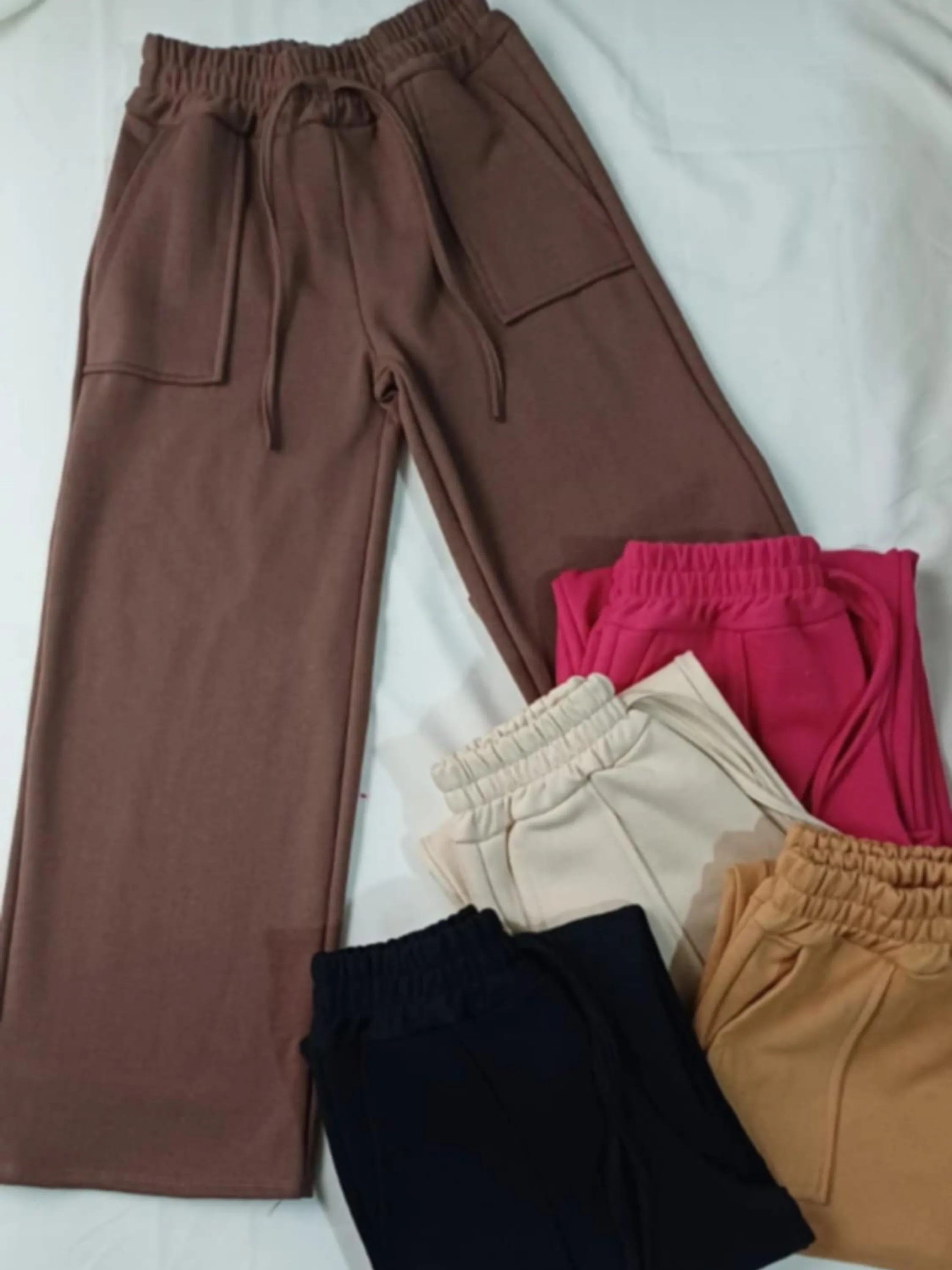 Calça moletom flanelada juvenil 2 cabos