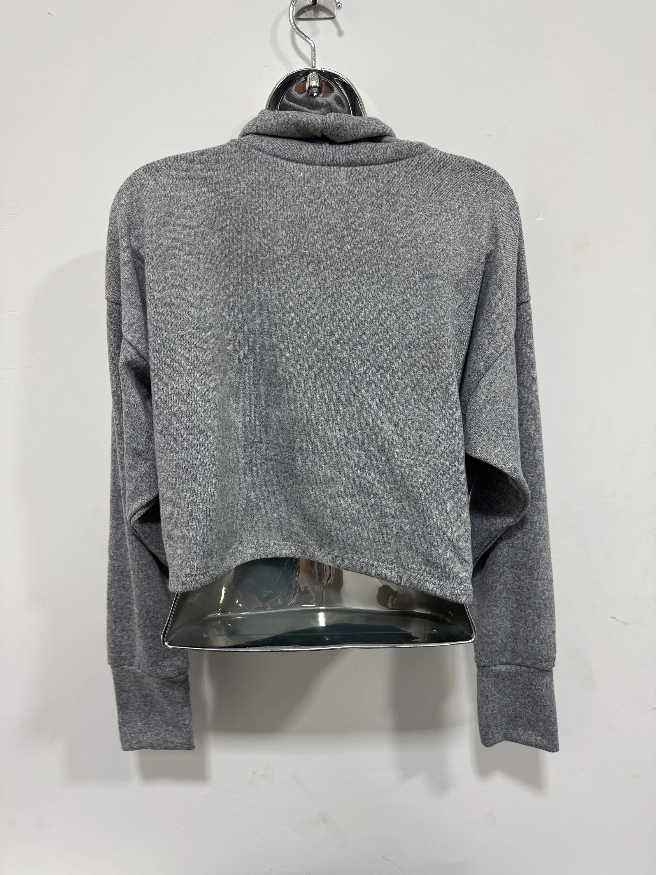 Cropped  Flanelado Gola Alta Feminino