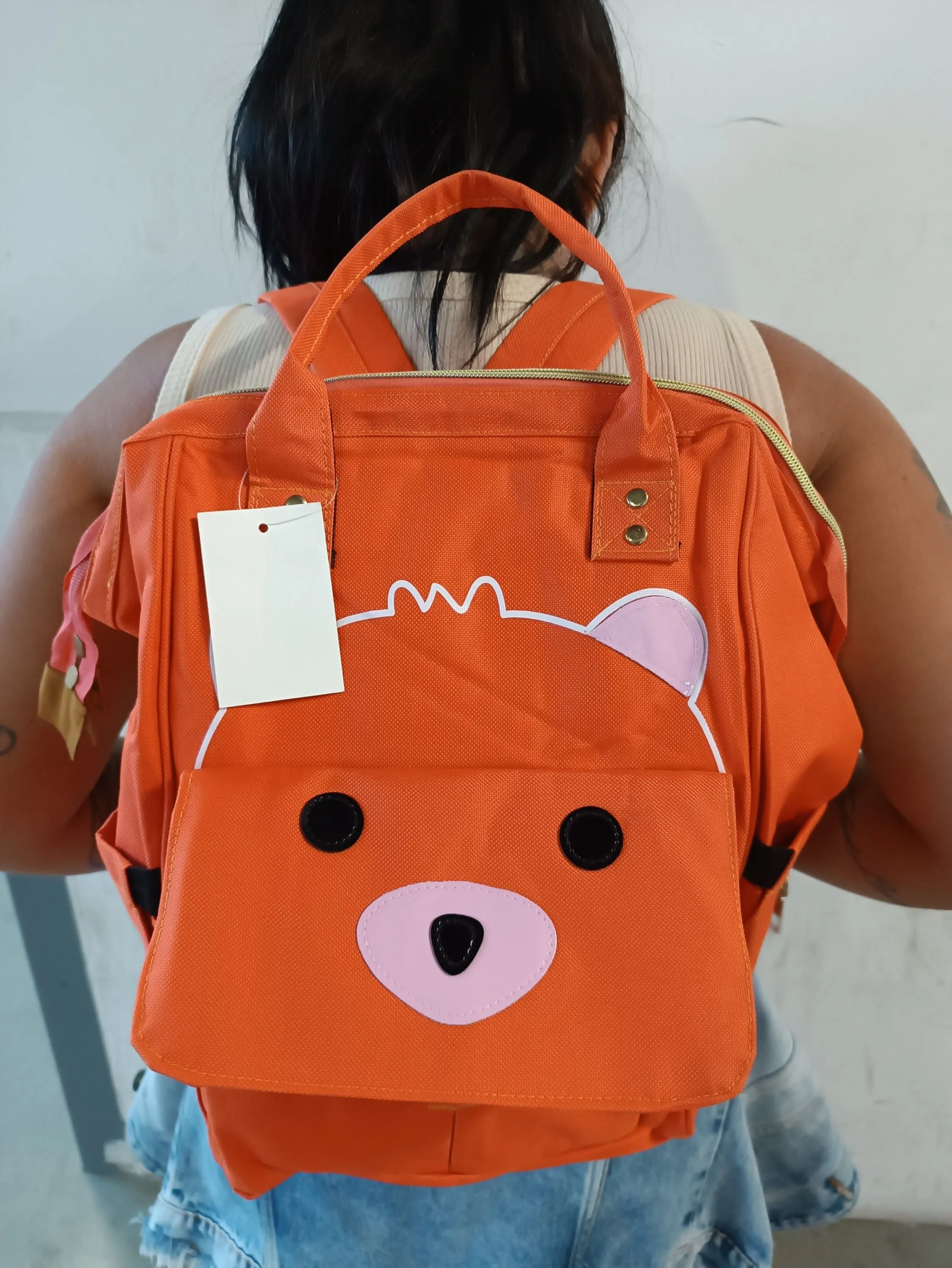 Bolsa Mochila Ursinho Com Repartições