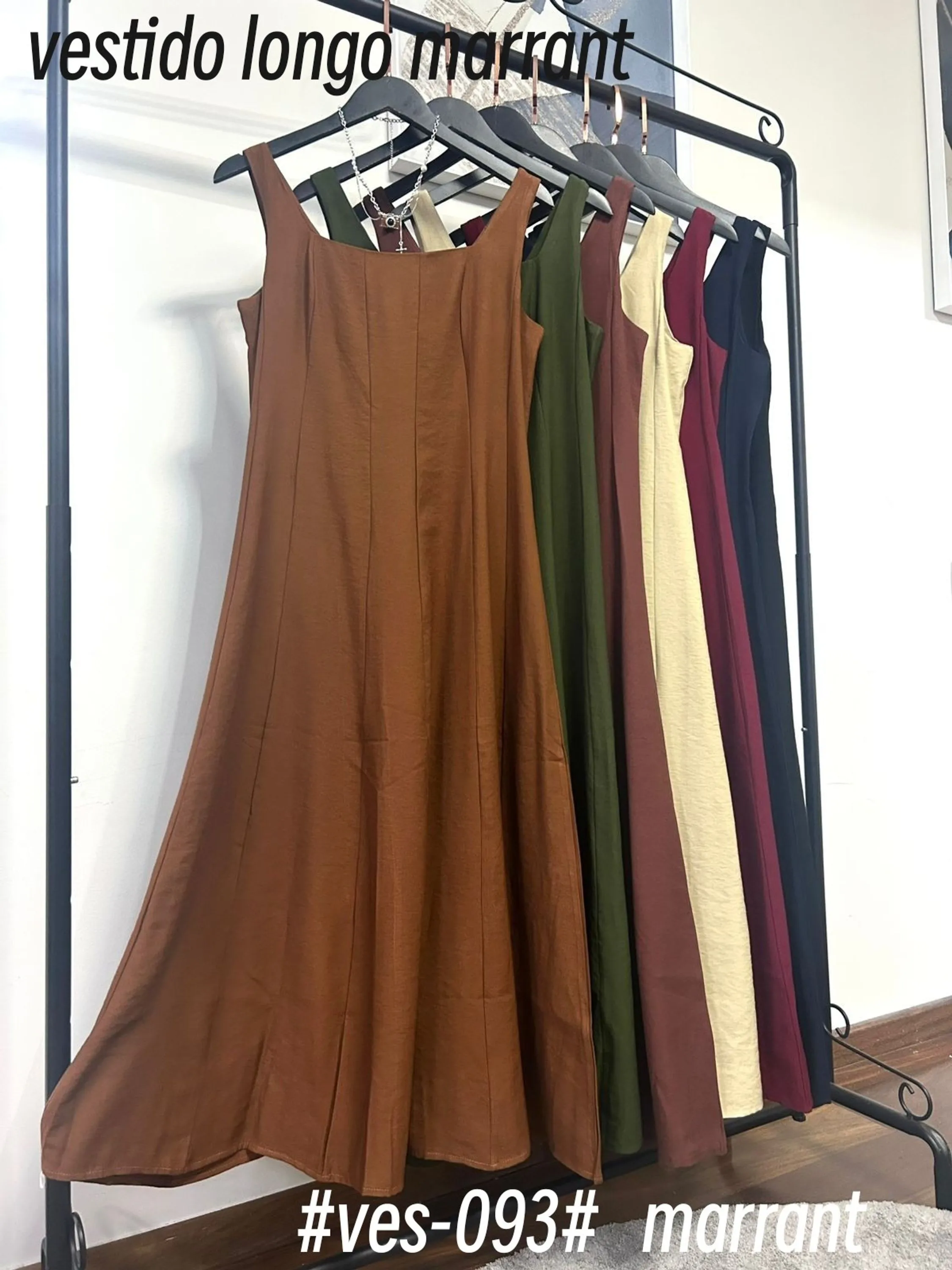 vestido longp de marrant