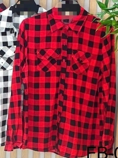 camisa xadrez viscose importado