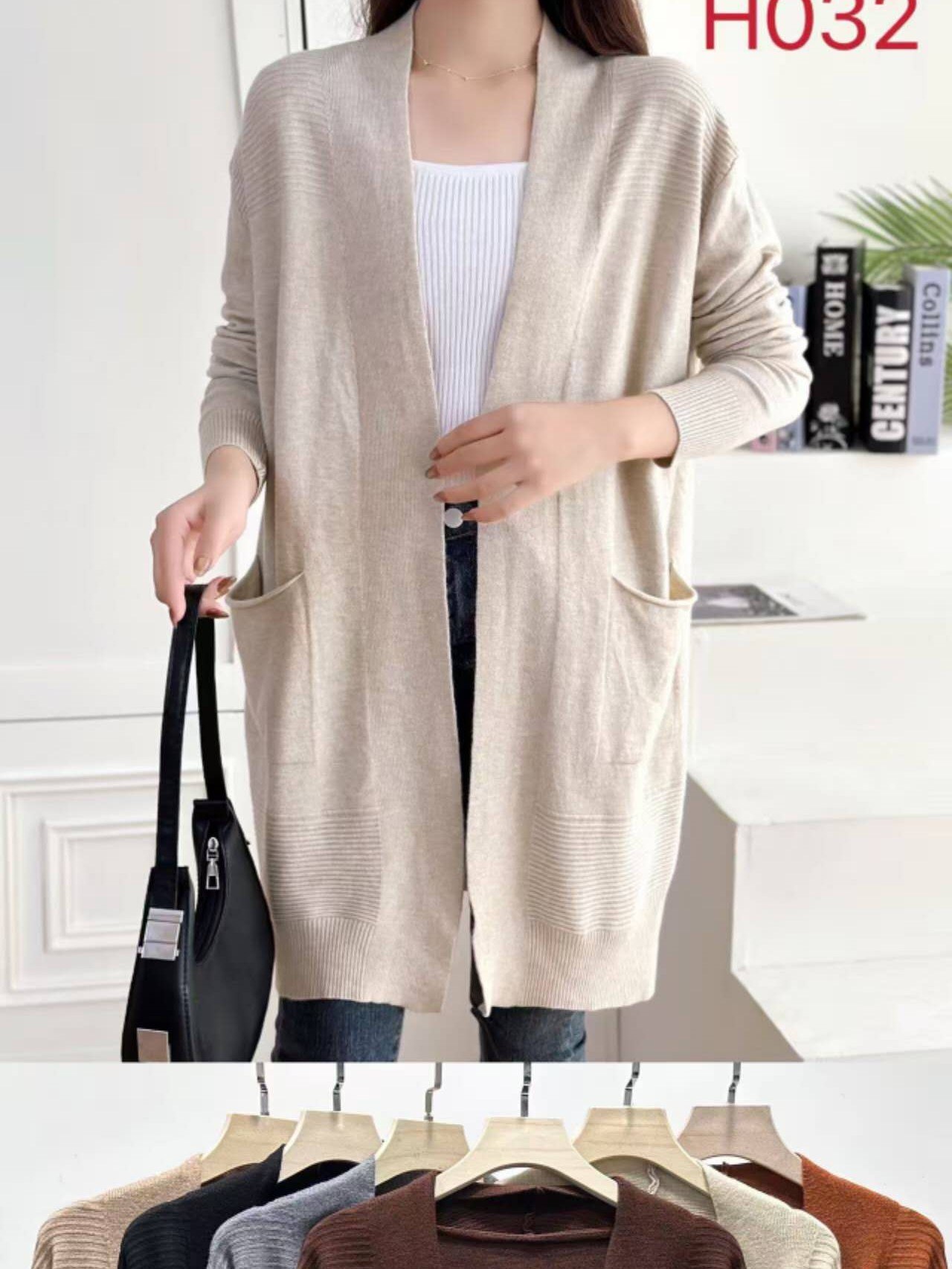 kimono cardigan de modal importado