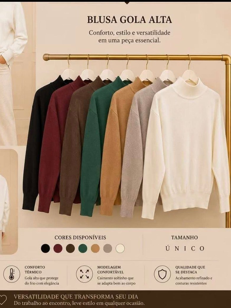 blusa de modal basica importado