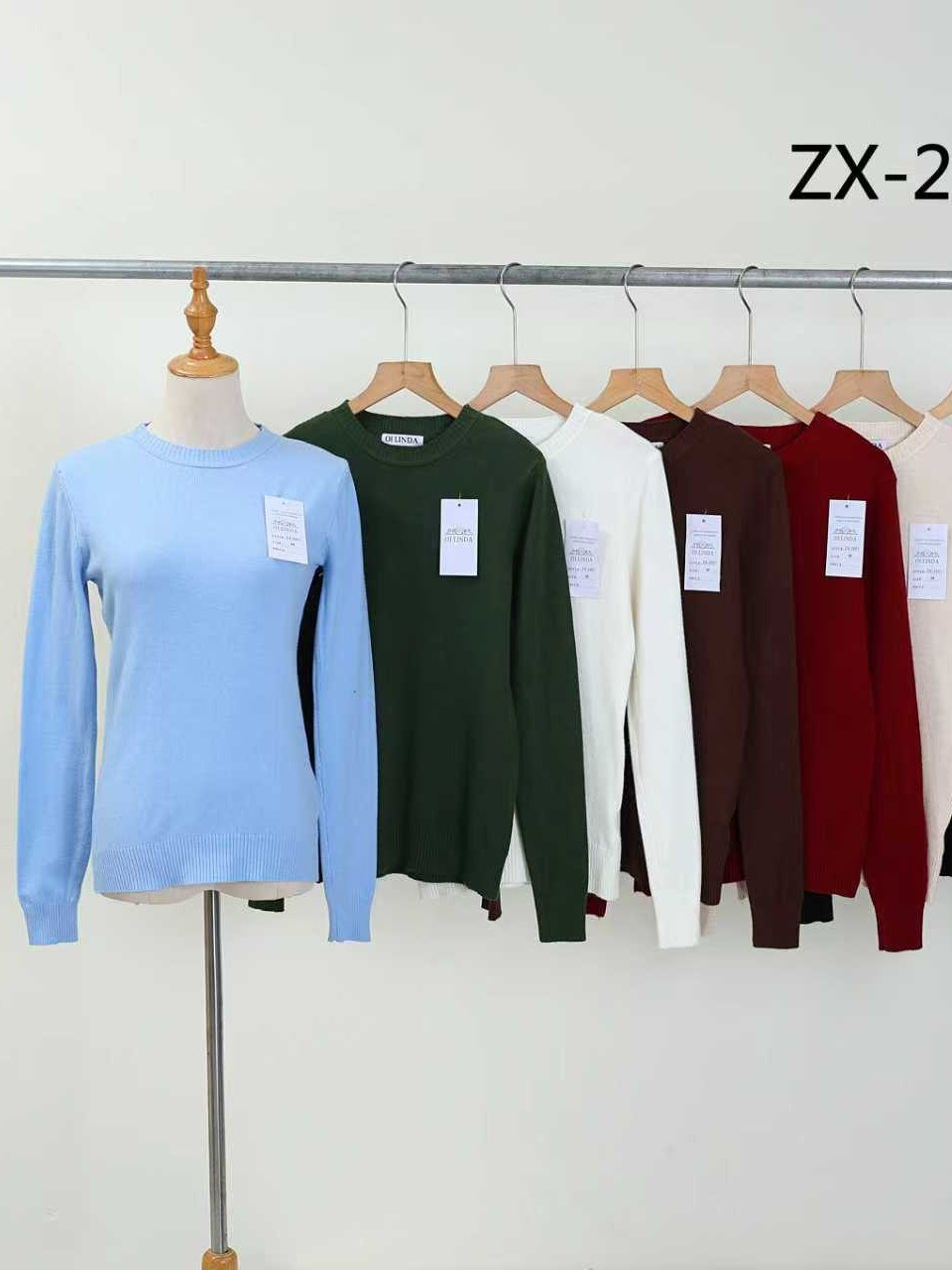 blusa de modal colar redonda importado