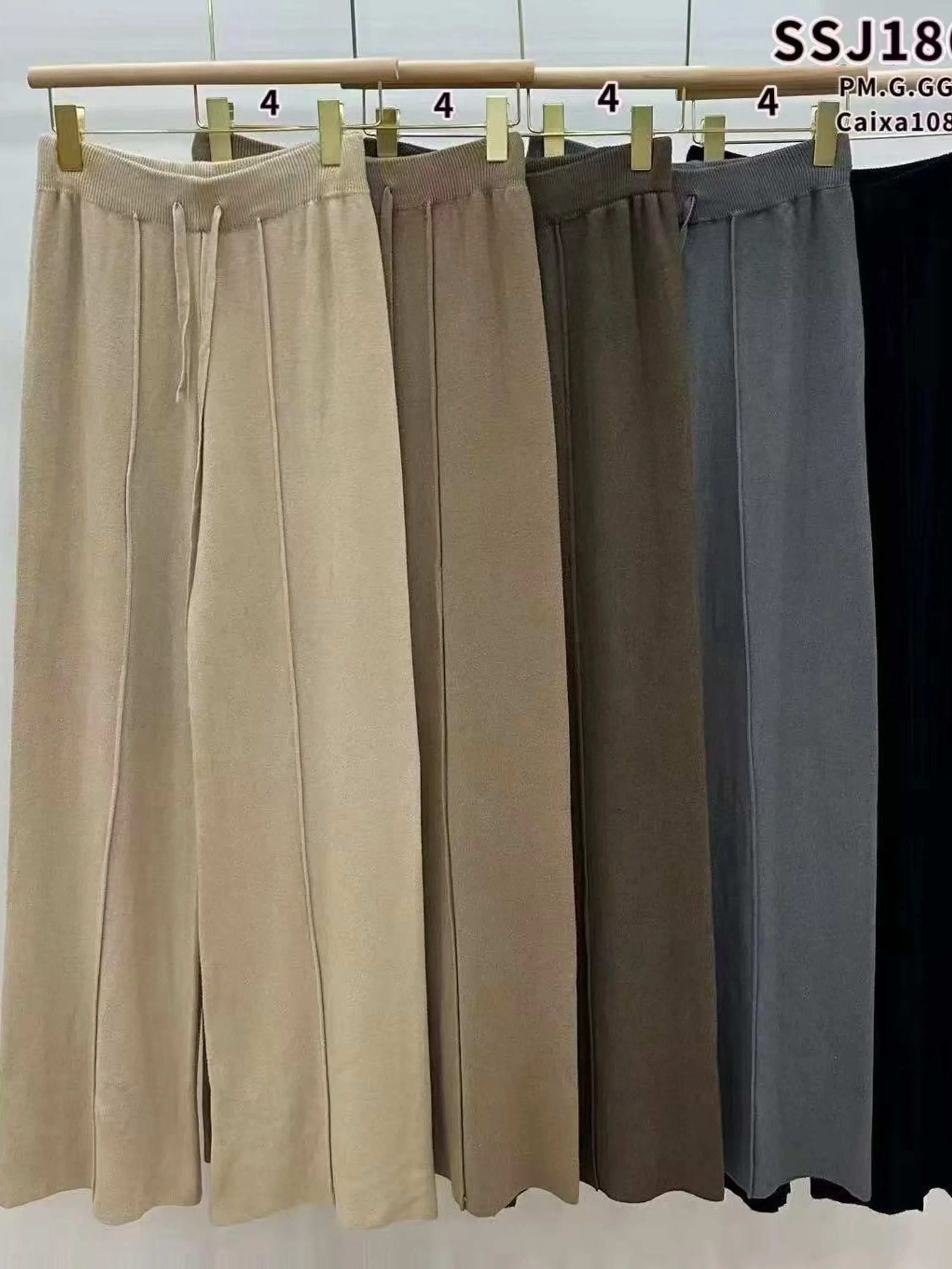 calca pantalona de modal importado
