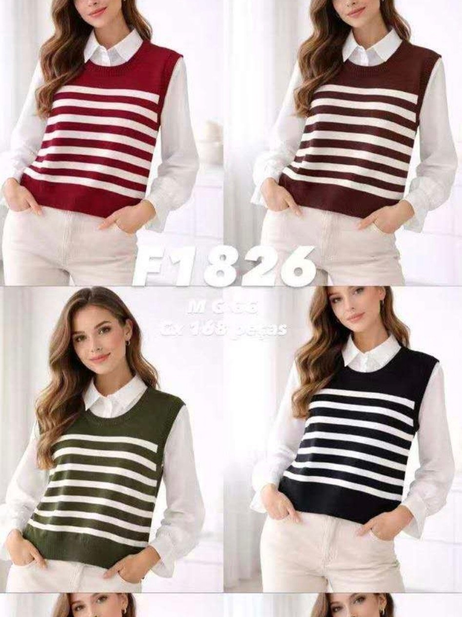 conjunto 2pecas camisa com colete