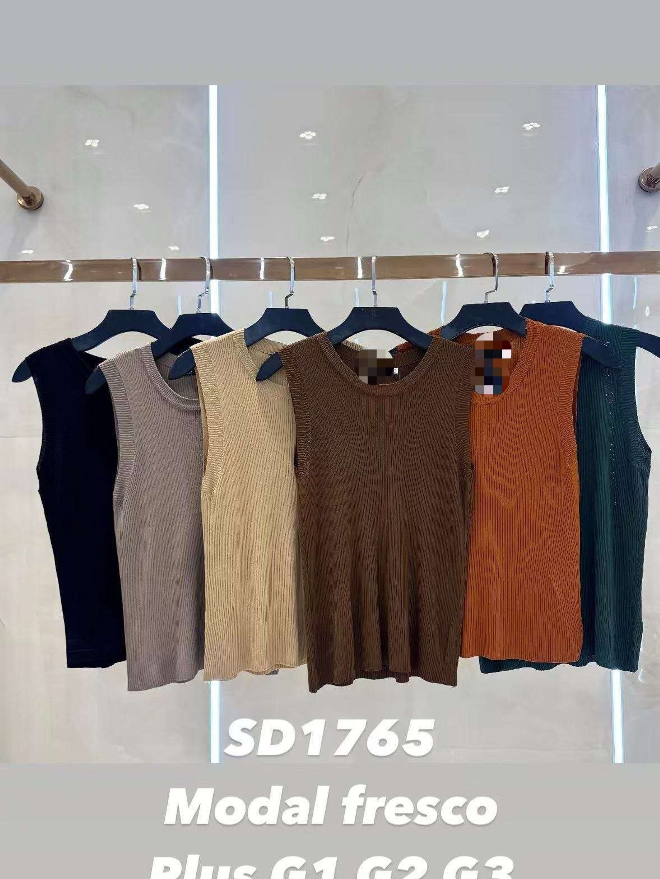 regata de modal frio plus size importado