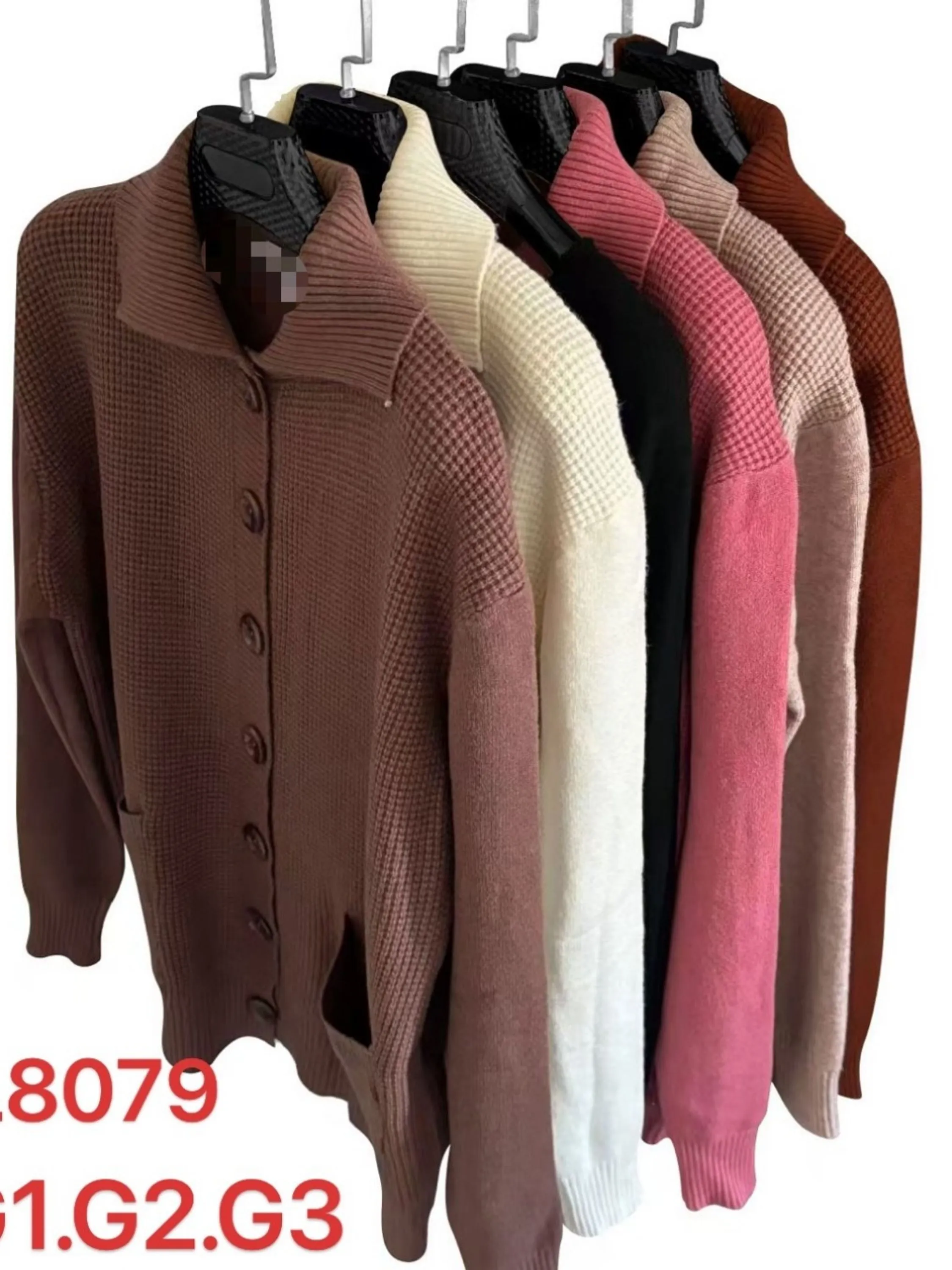 casaco de modal de botao plus size importado