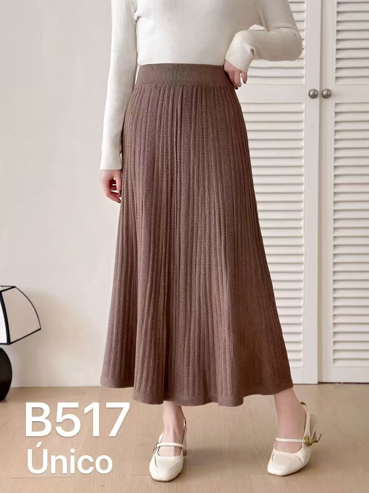 saia midi de modal importado