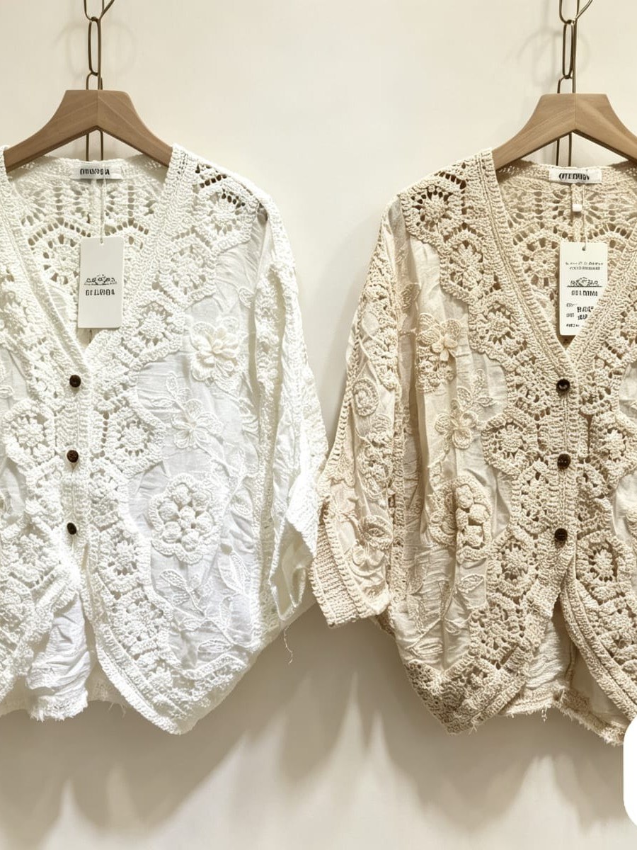 blusa de croche importado