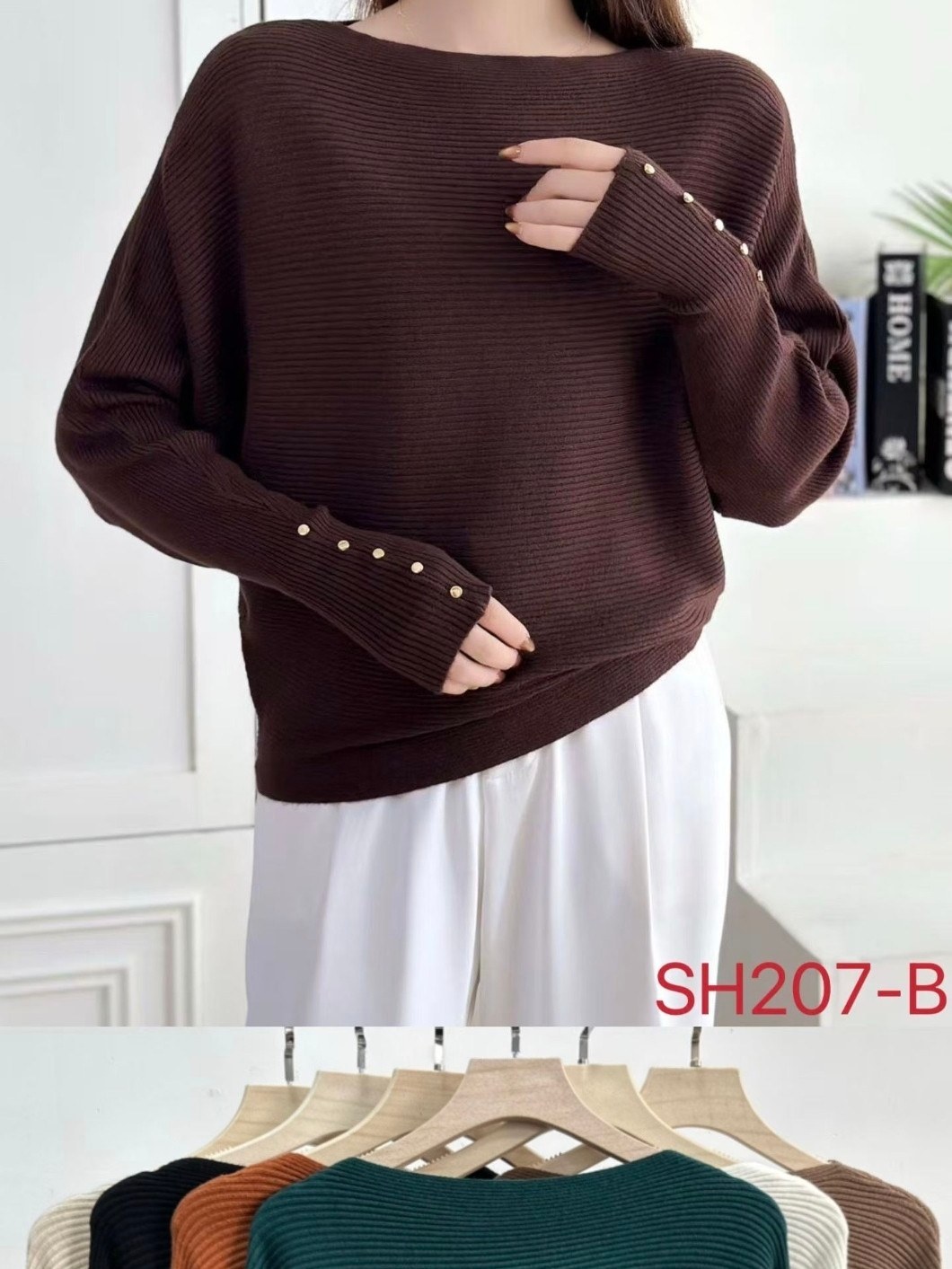 blusa de modal manga murcego importado