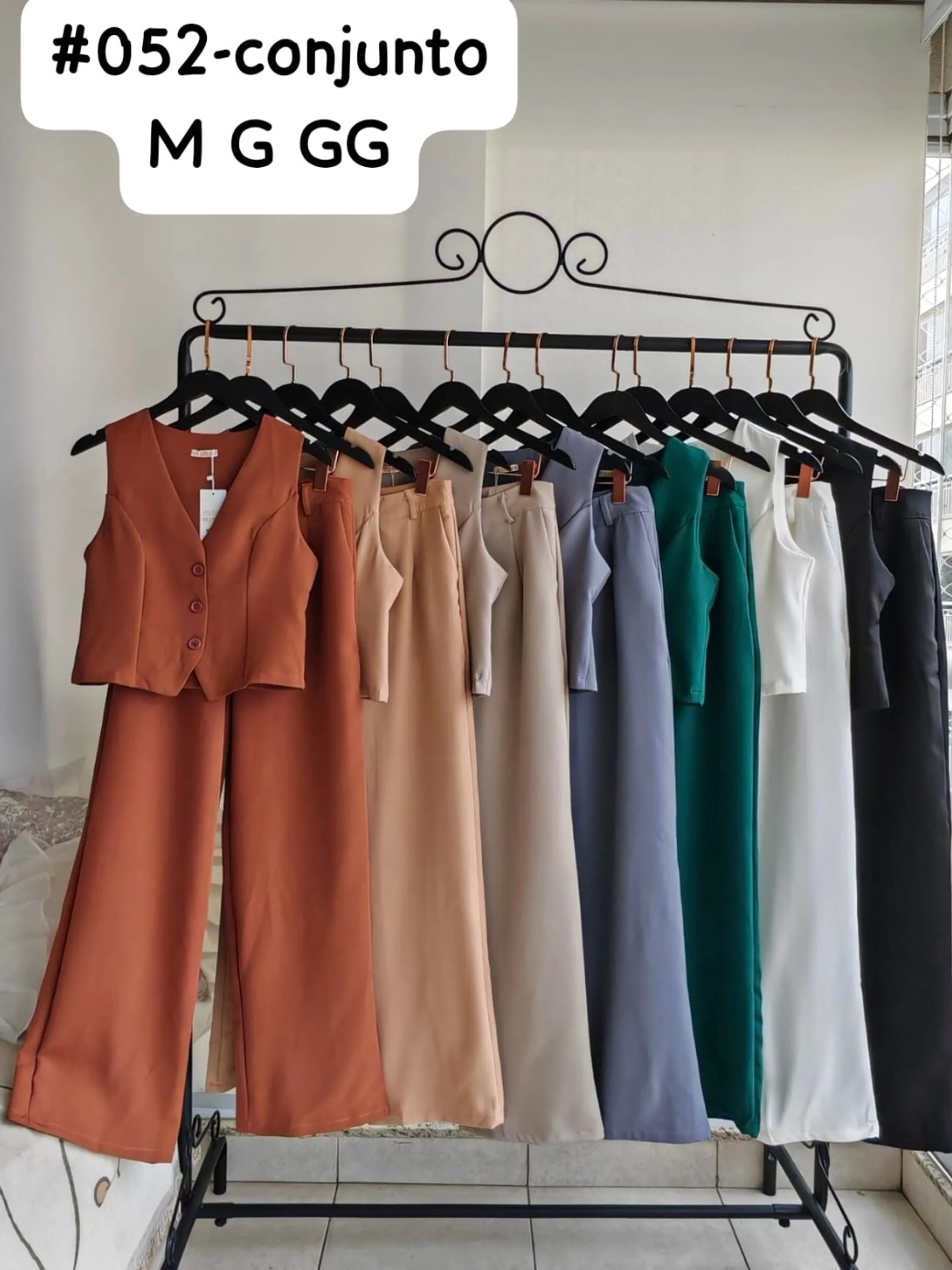 conjunto de alfaiataria colete com calca