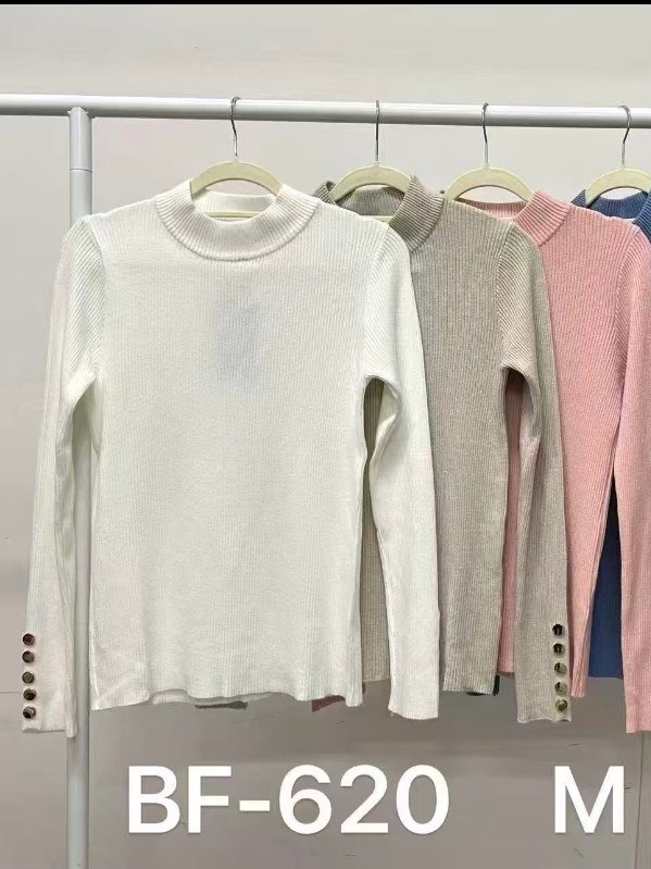 blusa de modal de botao na manga importado
