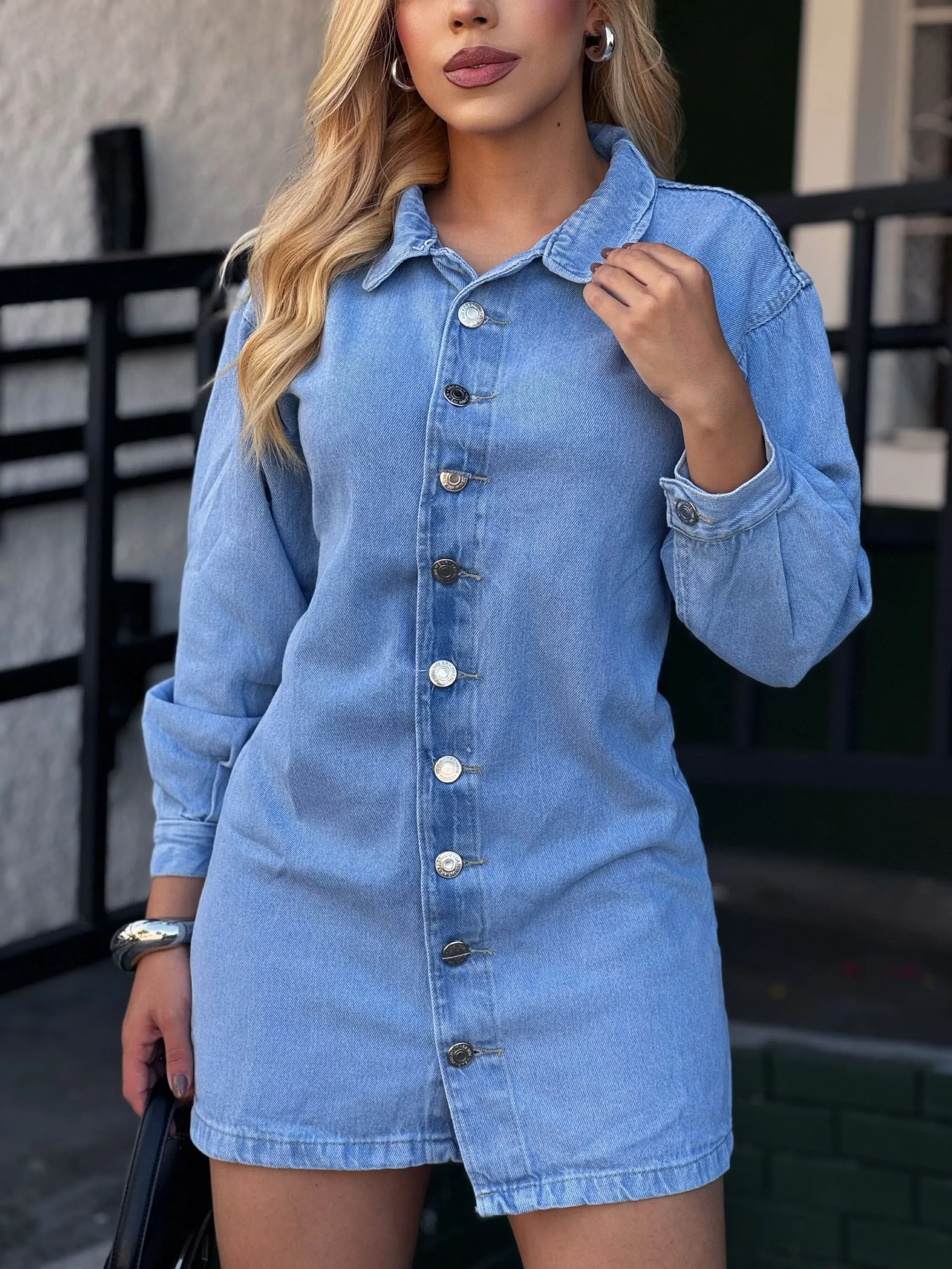 000# vestido jeans camisa jeans feminina