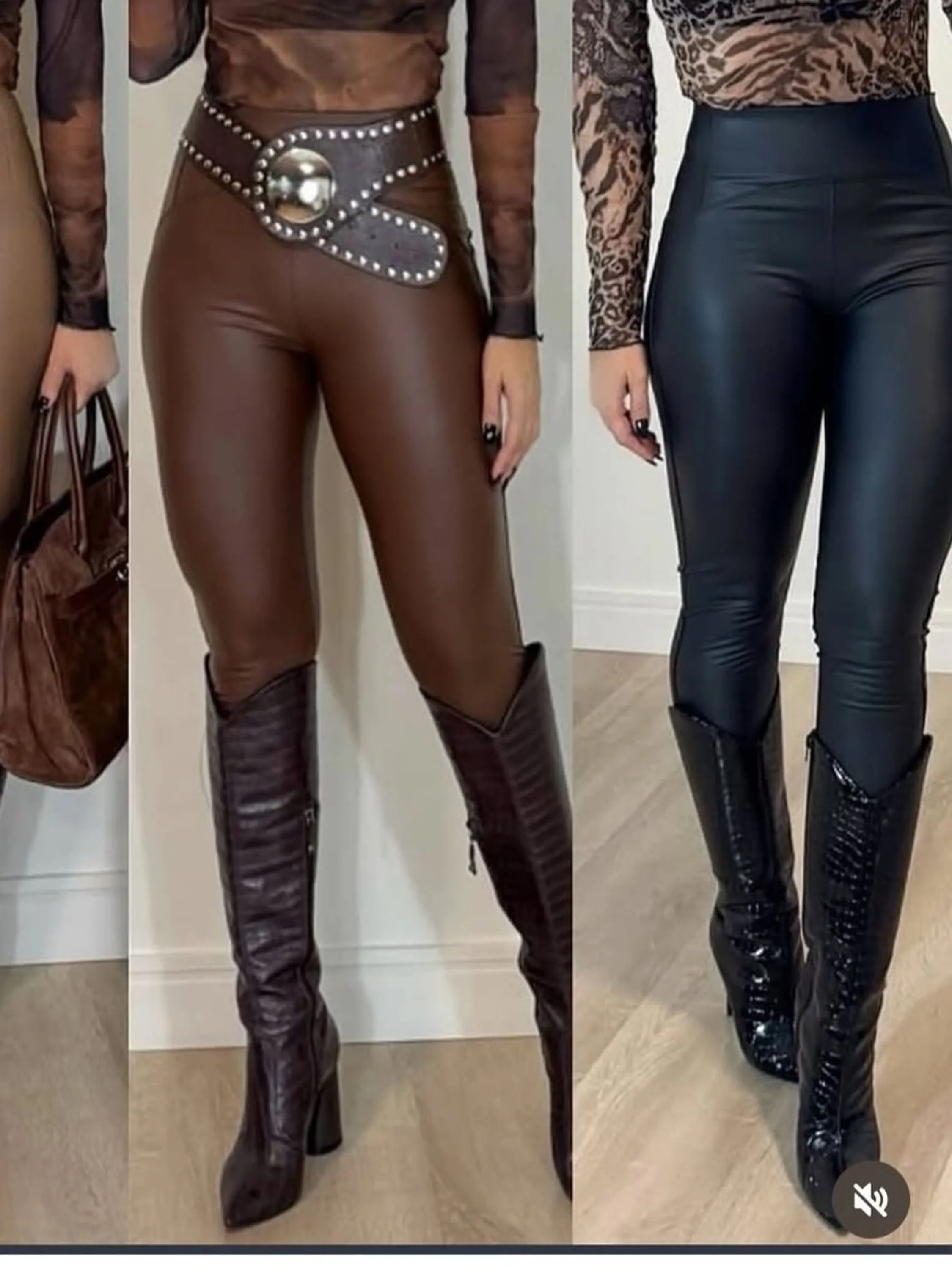 Legging de courinho flanelado importado