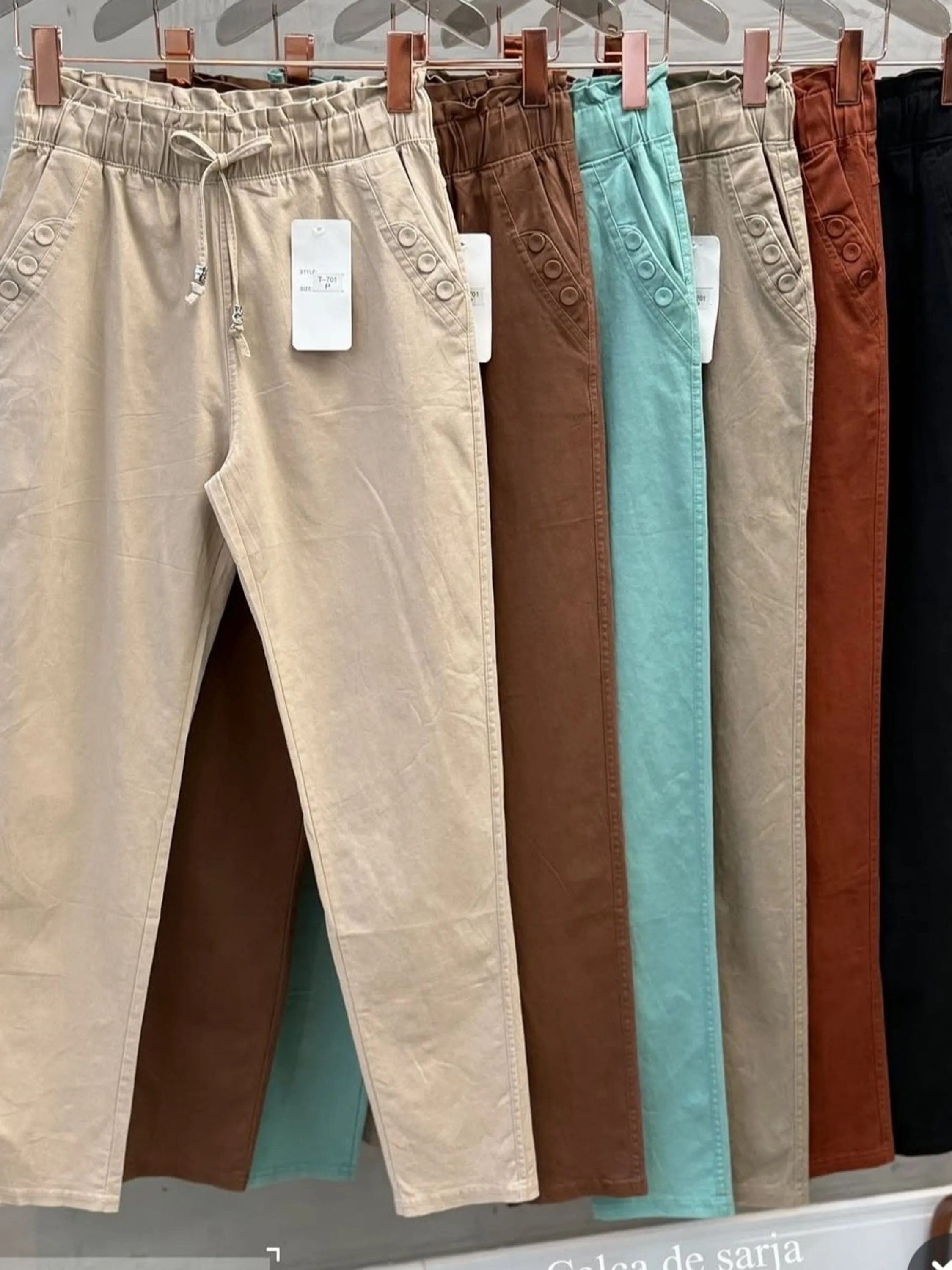 calça sarja