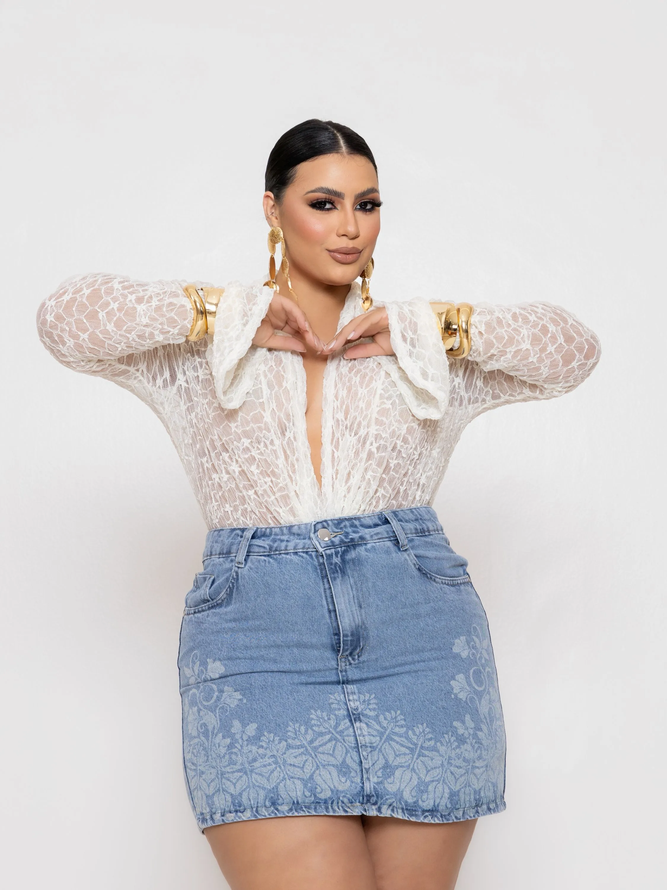 SAIA JEANS PLUS SIZE LASER