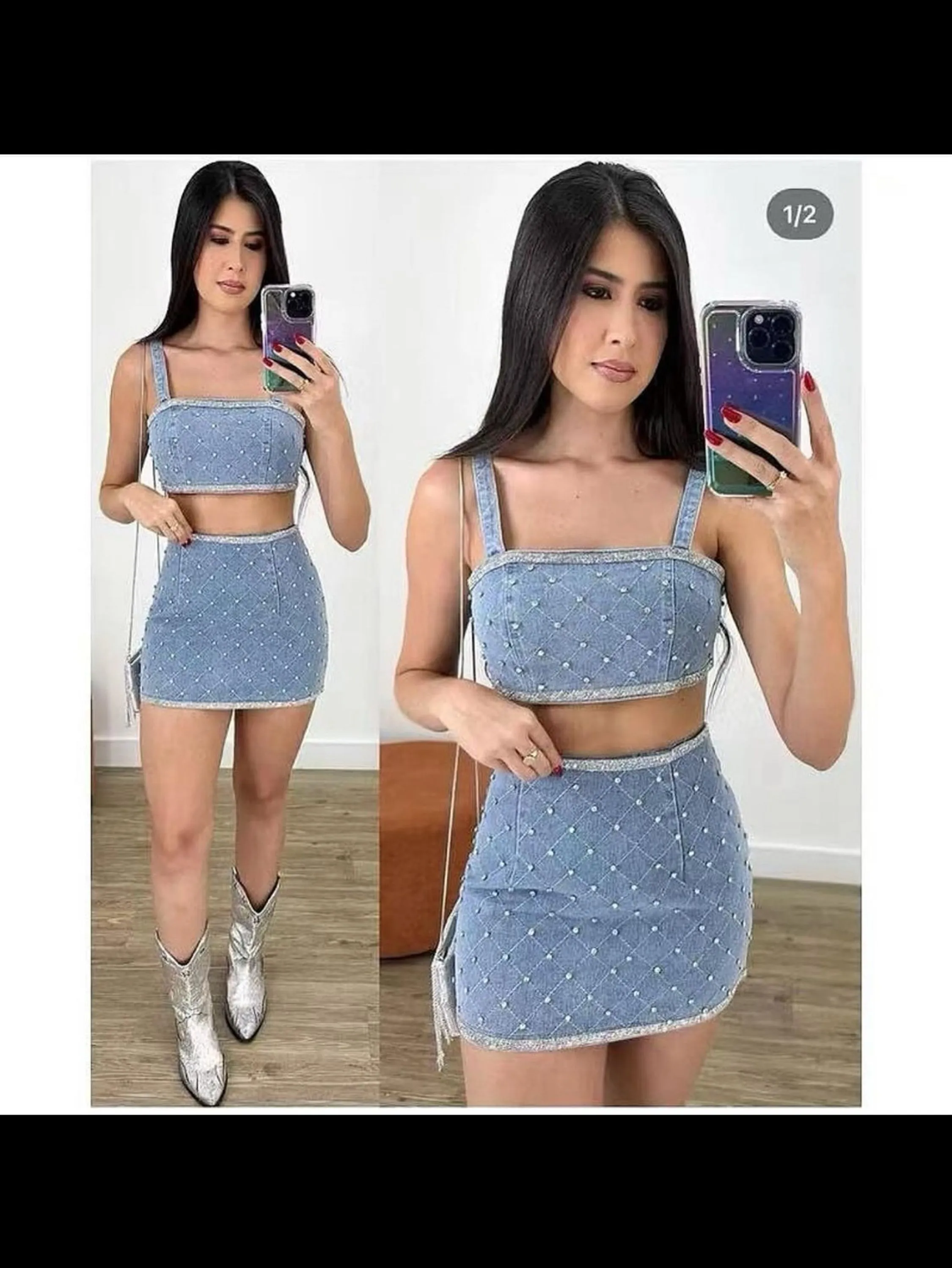 Conjunto Denim Glam
Jeans