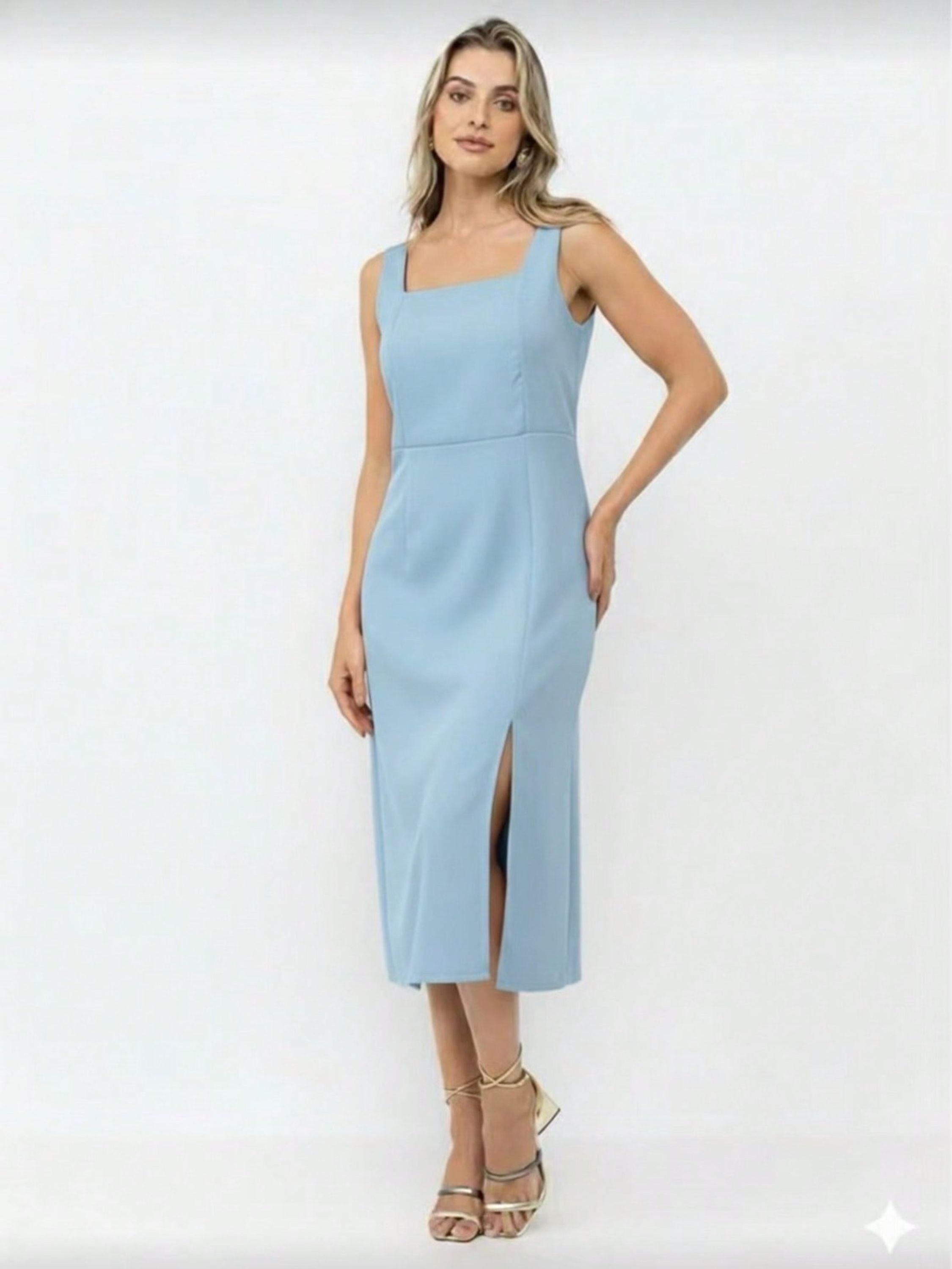 Vestido natal fashion longado