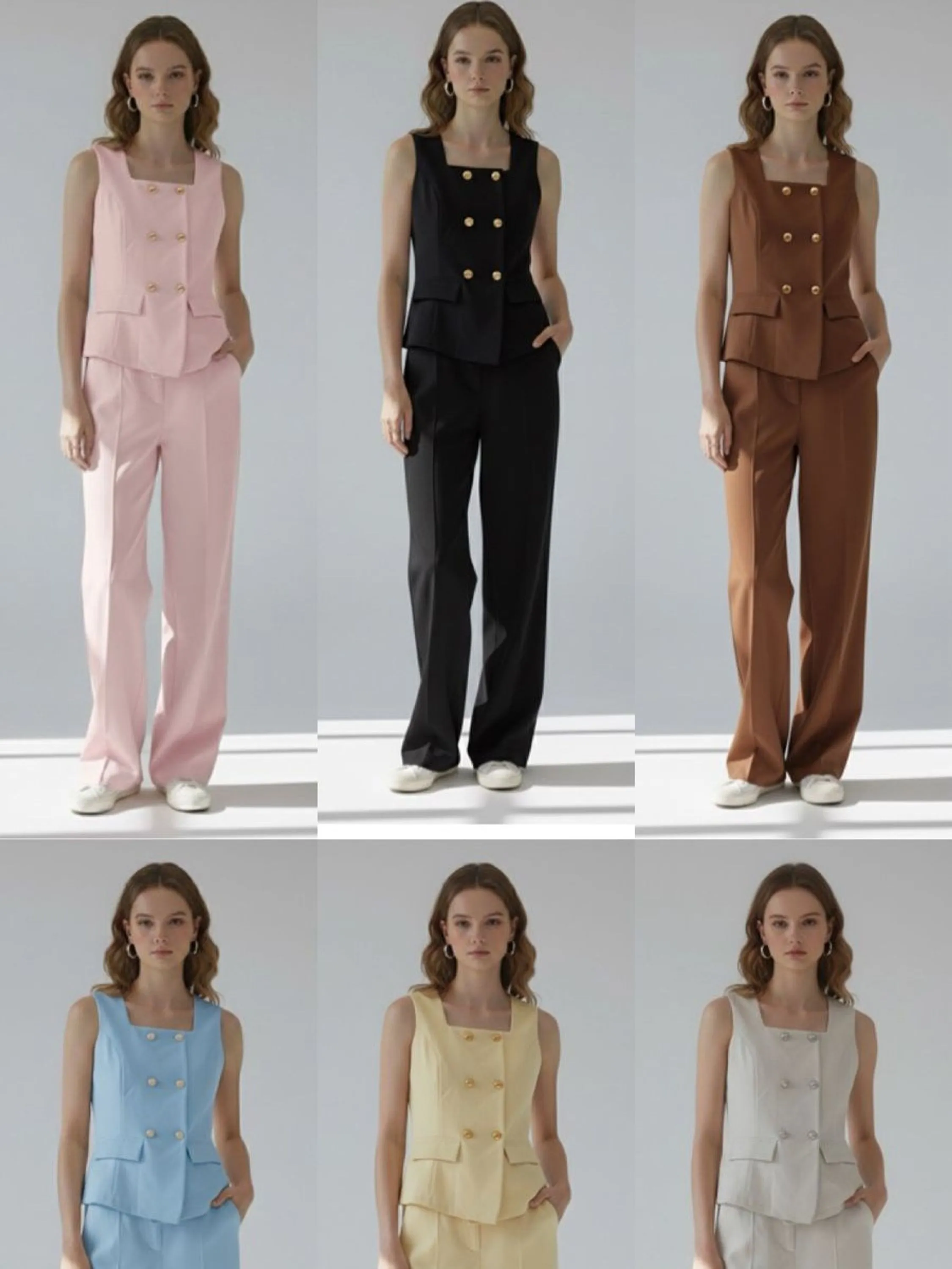 Conjunto calça alfaiataria 1003#