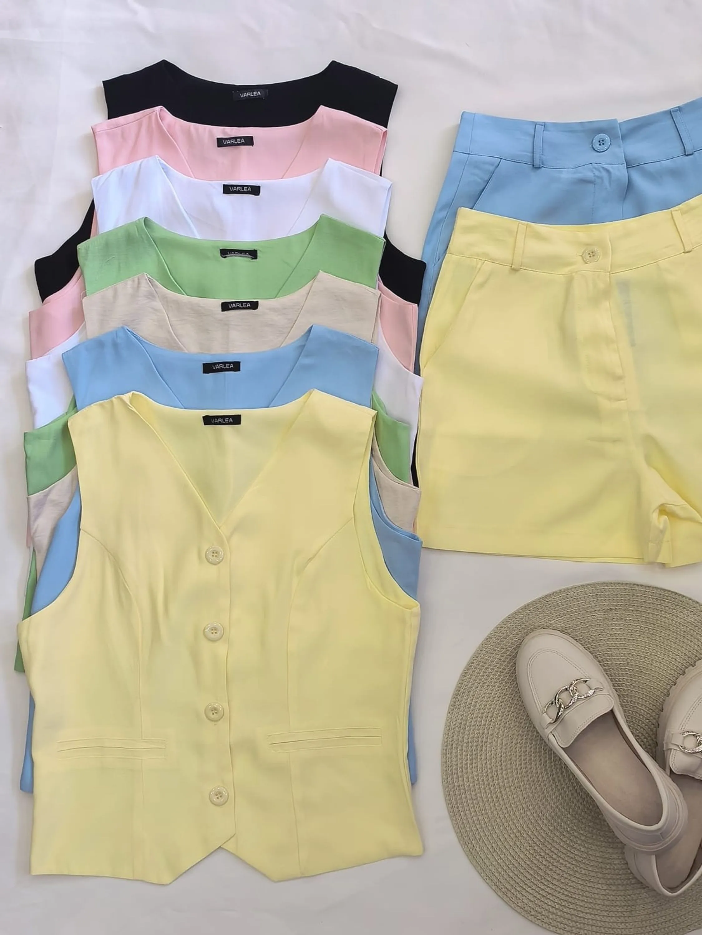 Conjunto de marrant colete com short 195#