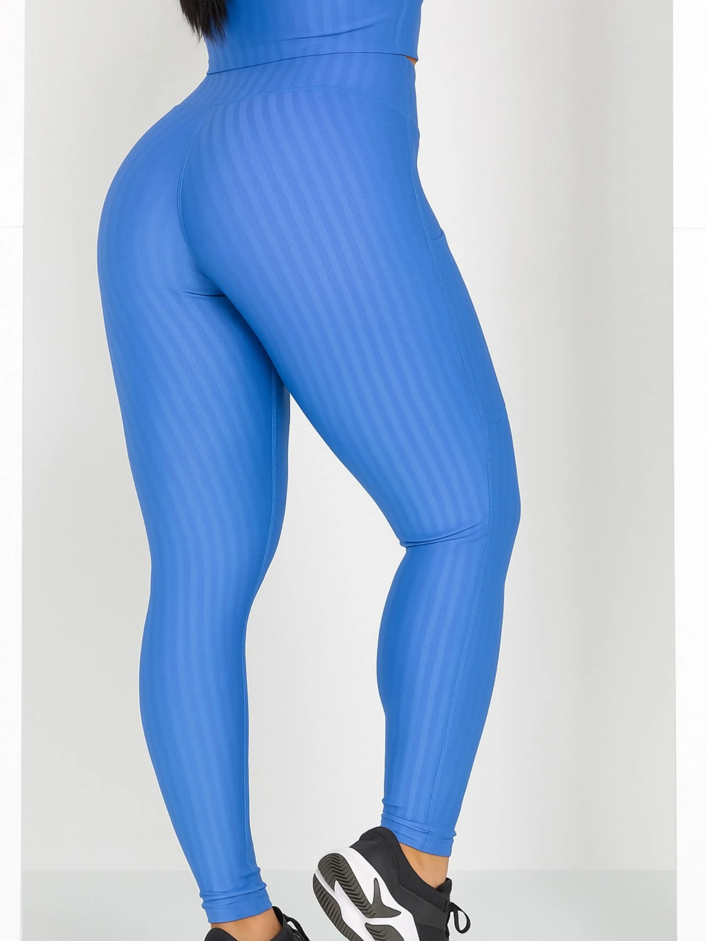 Calça Legging 3D com Bolso Lateral Academia Fitness