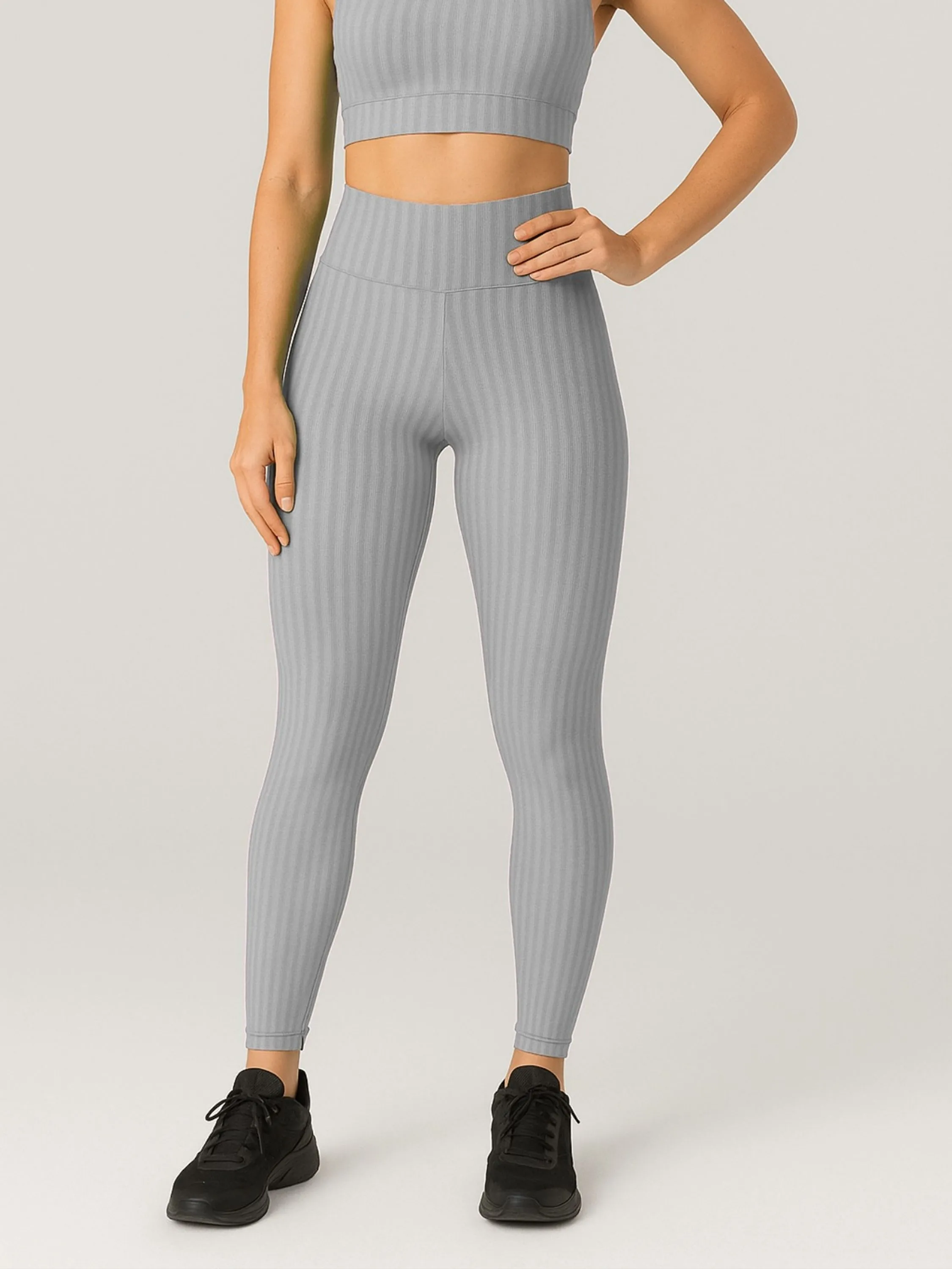 Calça Legging Cintura Alta Academia 3D Poliamida Fitness