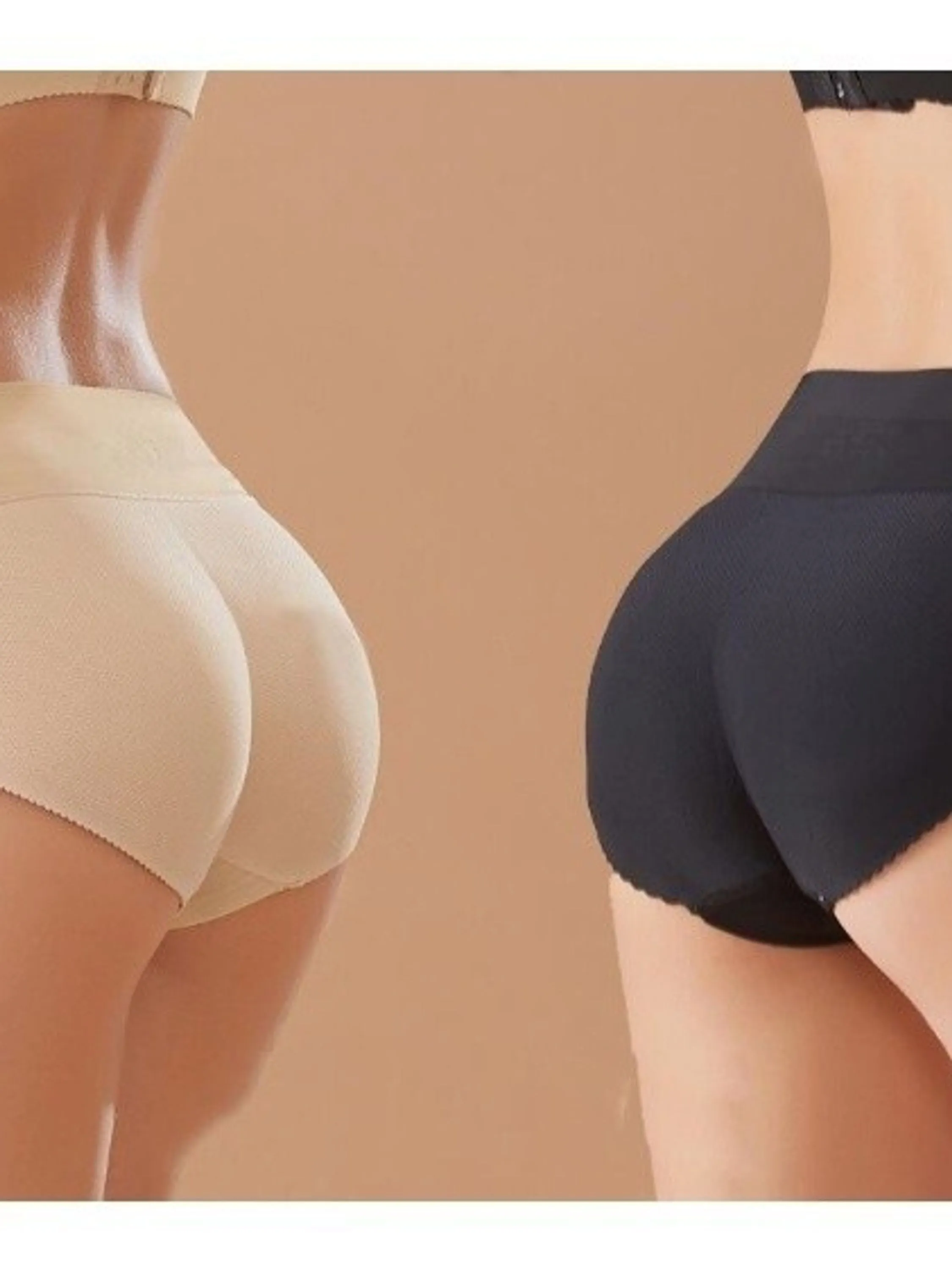 kit 12 Cueca acolchoada com modelador de bumbum aumenta e levanta as nádegas