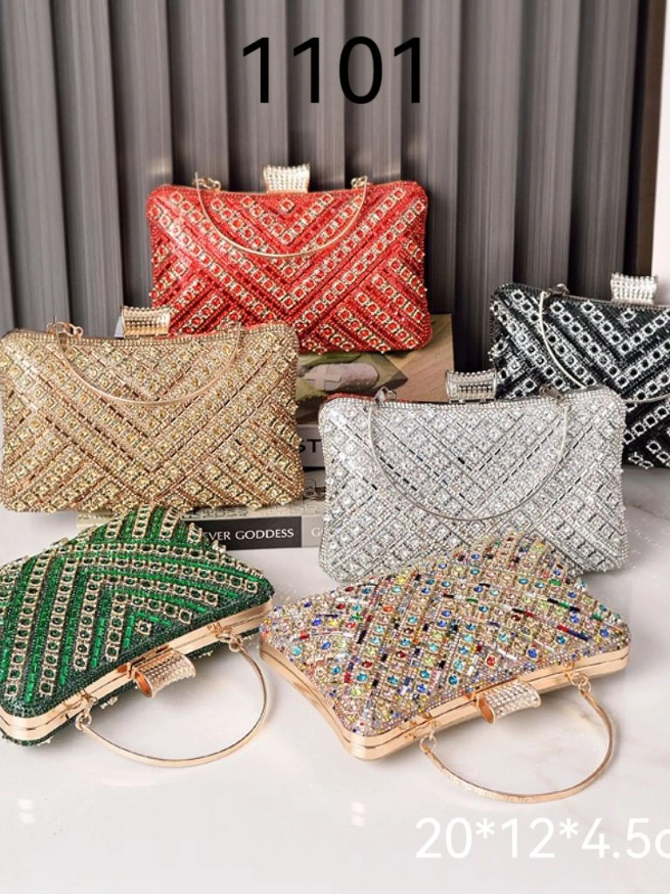 Bolsa Feminina strass 1101