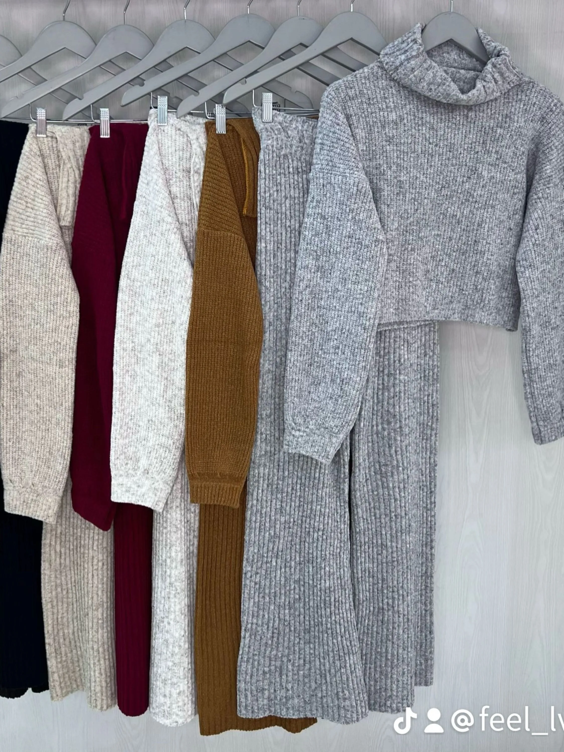 Conjunto tricot mussi Blusa Manga Longa com calça