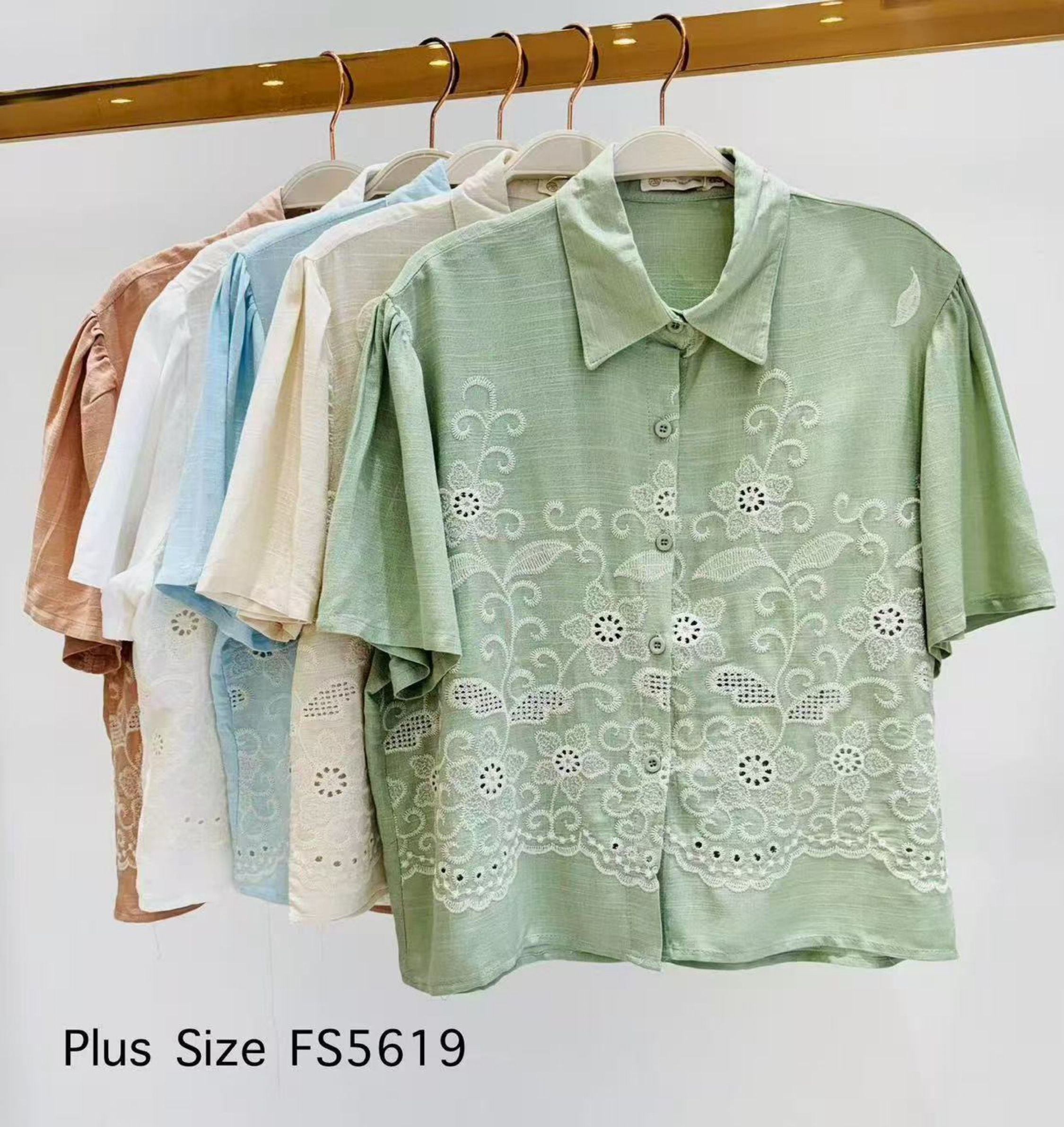 Camisa com bordado g1 g2 g3 feminina Enzo