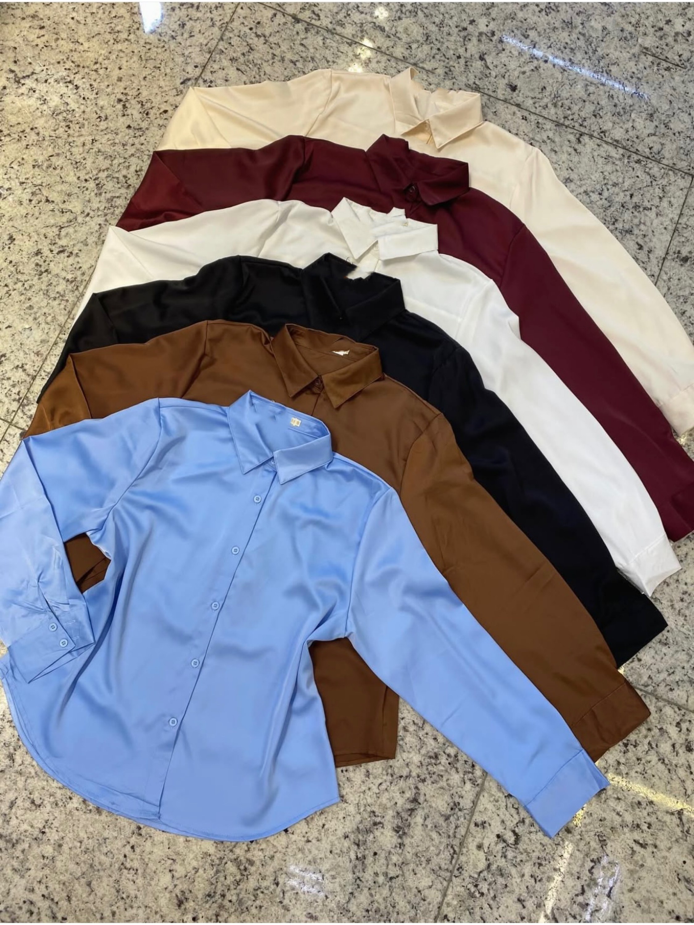 Camisa manga longa g1 g2 g3  feminina    Enzo